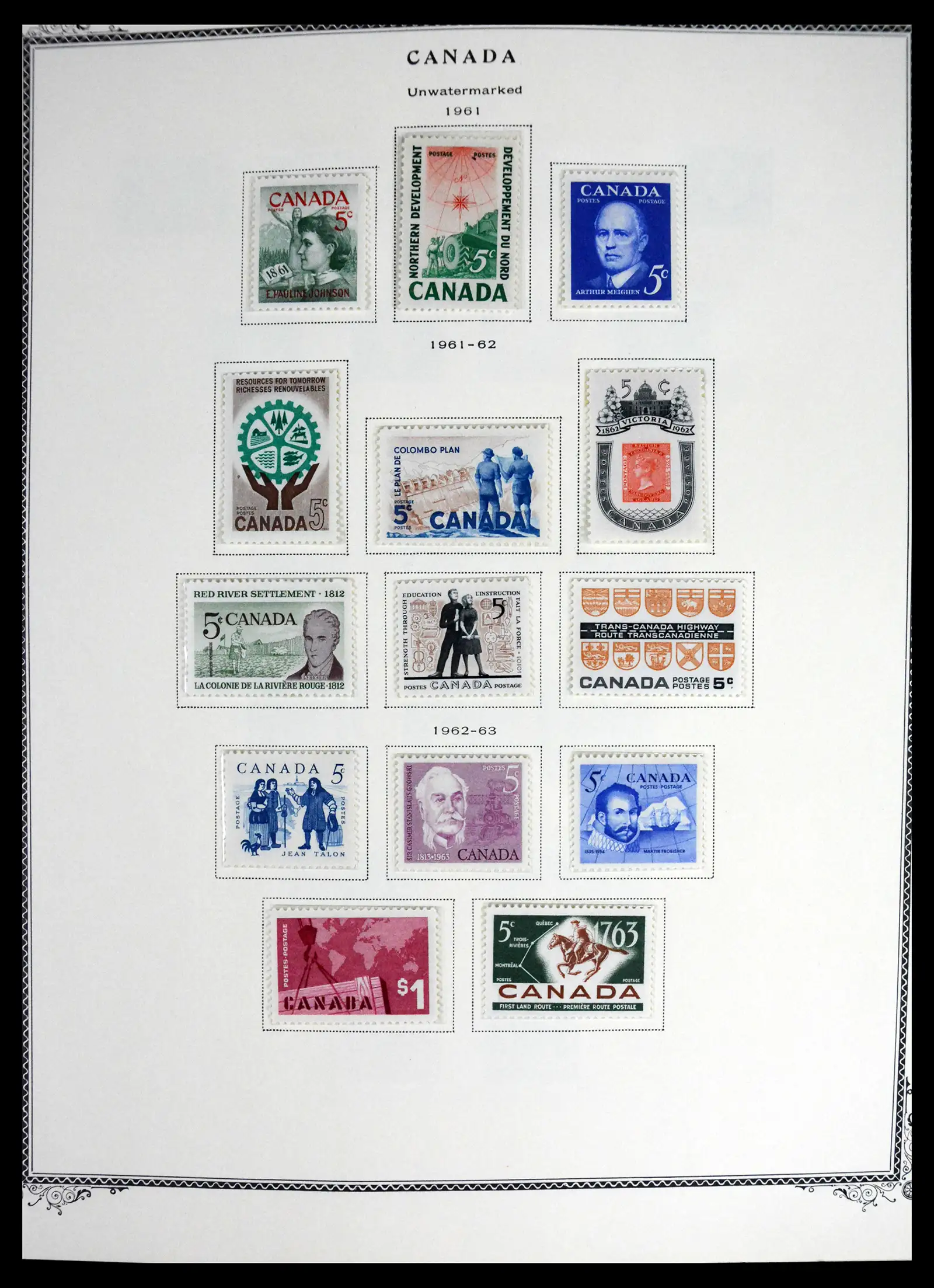 41330 0026 - Stamp collection 41330 Canada and territories supercollection 1851-1987.