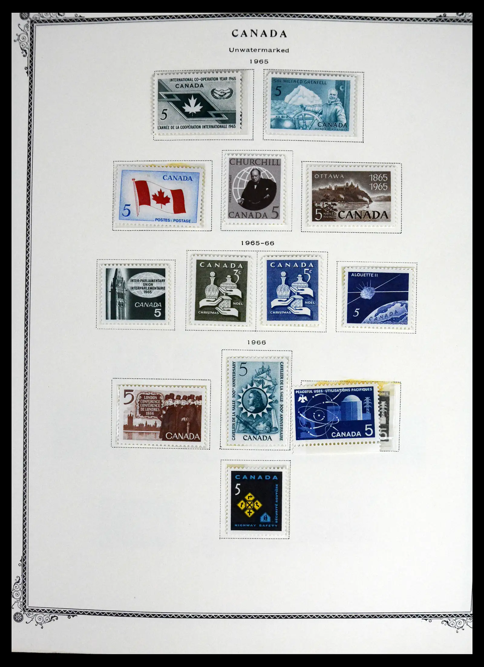 41330 0029 - Stamp collection 41330 Canada and territories supercollection 1851-1987.