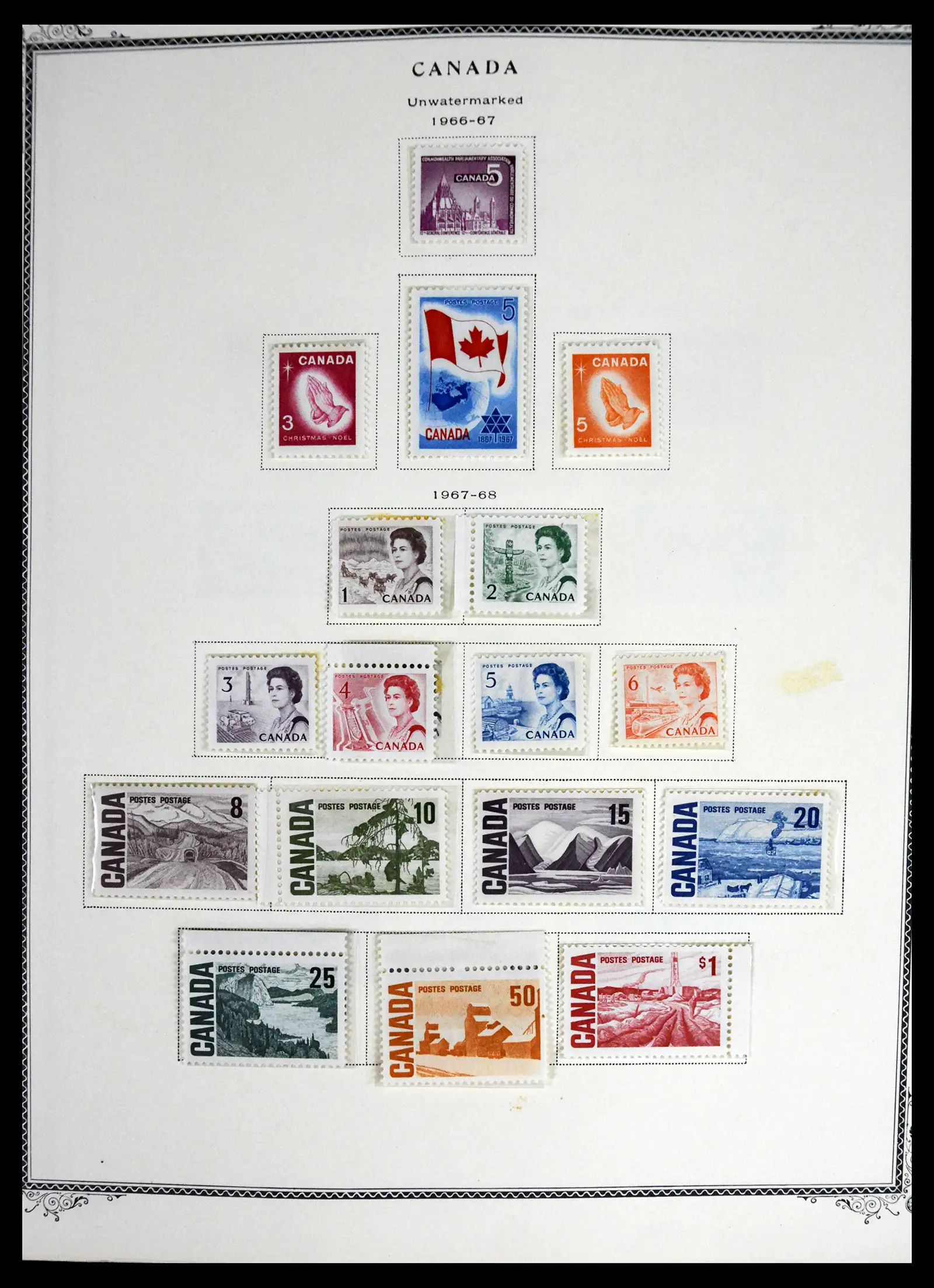 41330 0030 - Stamp collection 41330 Canada and territories supercollection 1851-1987.