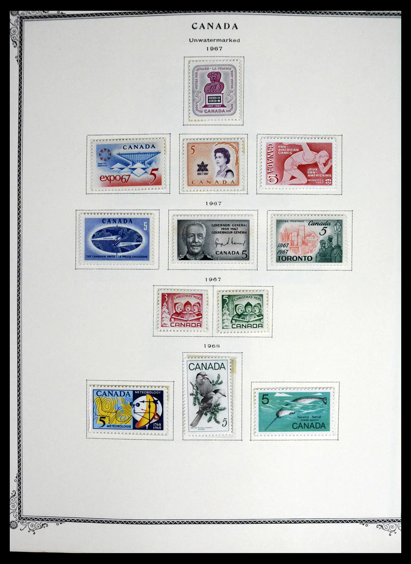 41330 0031 - Stamp collection 41330 Canada and territories supercollection 1851-1987.