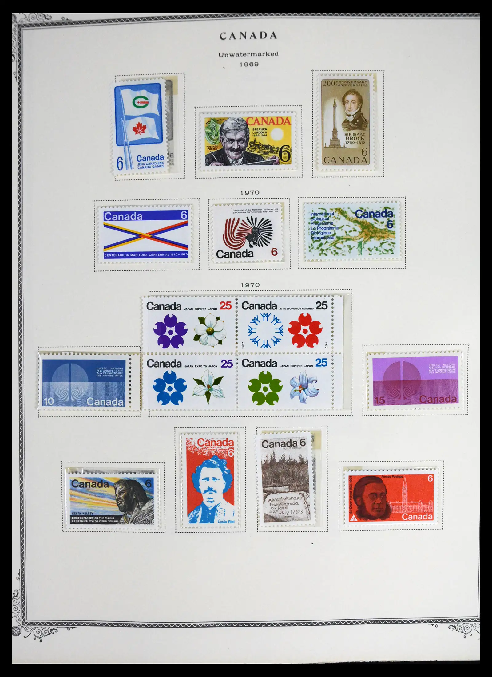 41330 0034 - Stamp collection 41330 Canada and territories supercollection 1851-1987.
