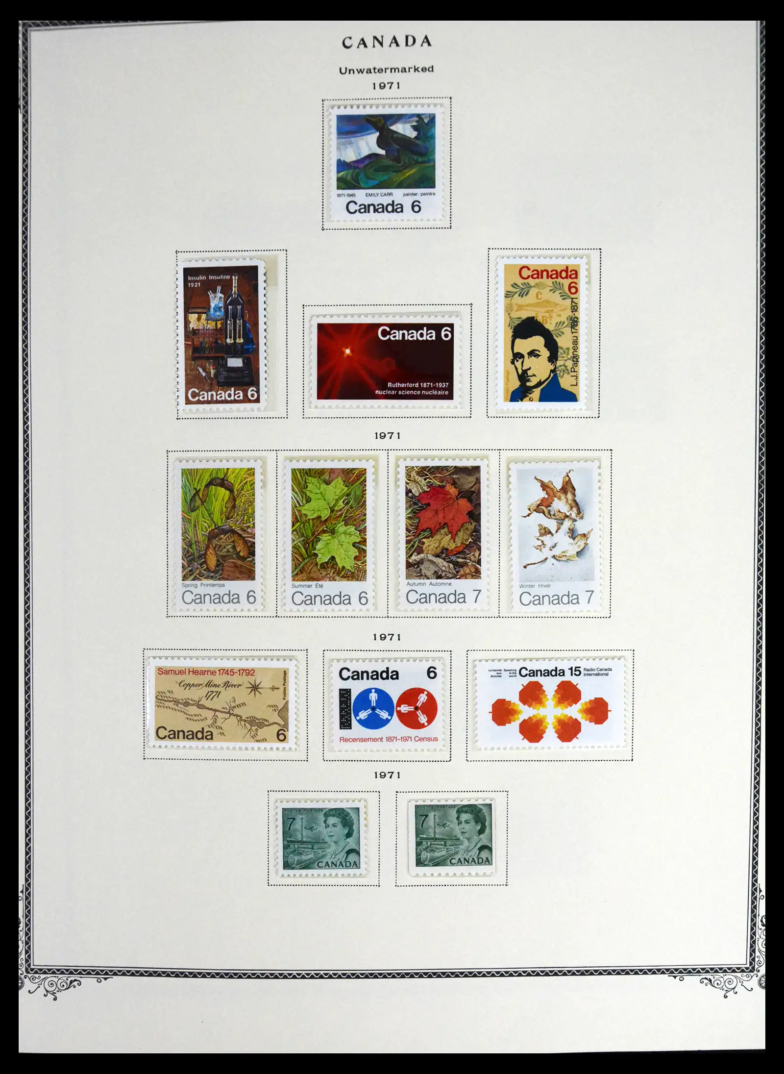 41330 0039 - Stamp collection 41330 Canada and territories supercollection 1851-1987.