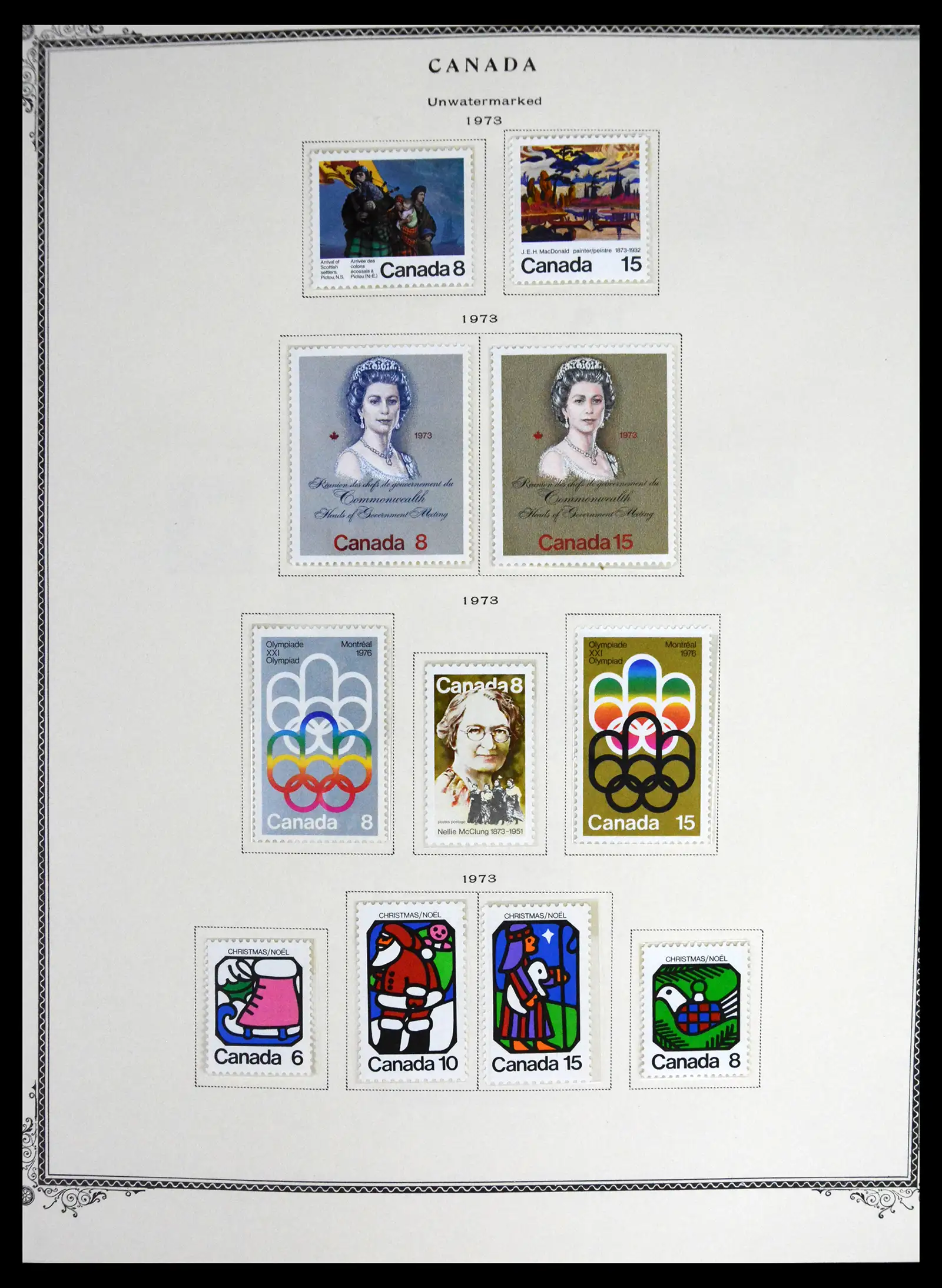 41330 0042 - Stamp collection 41330 Canada and territories supercollection 1851-1987.