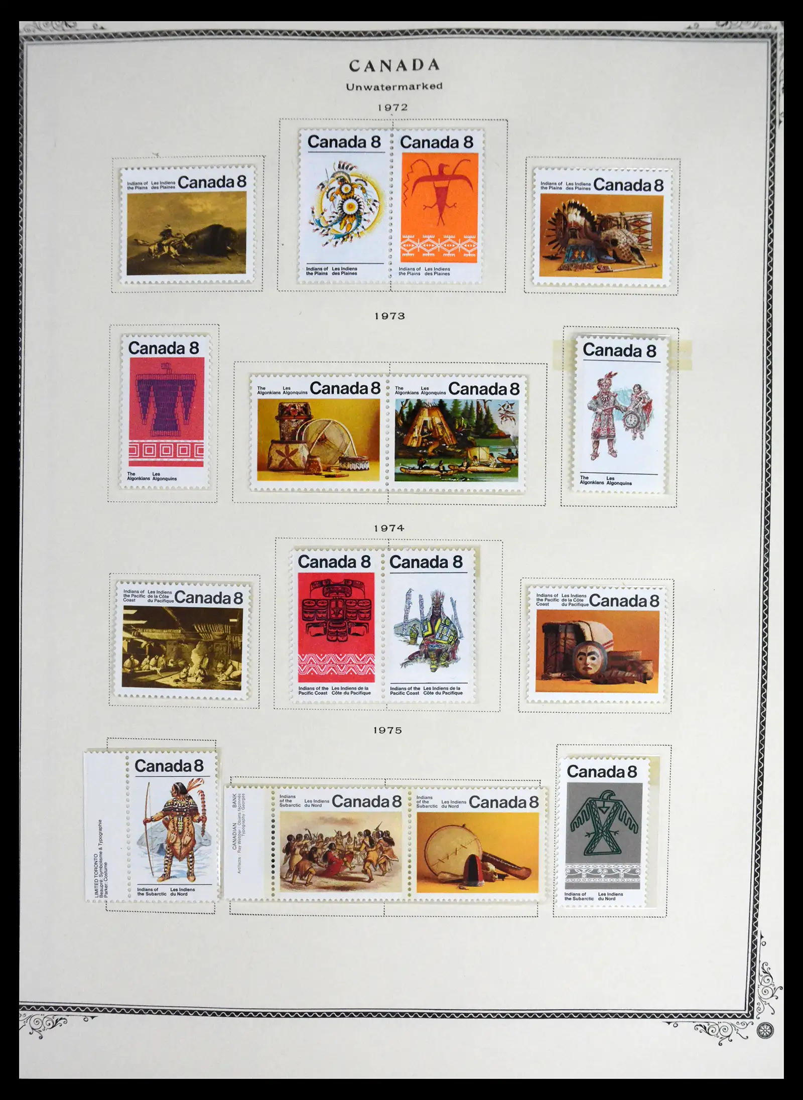 41330 0048 - Stamp collection 41330 Canada and territories supercollection 1851-1987.