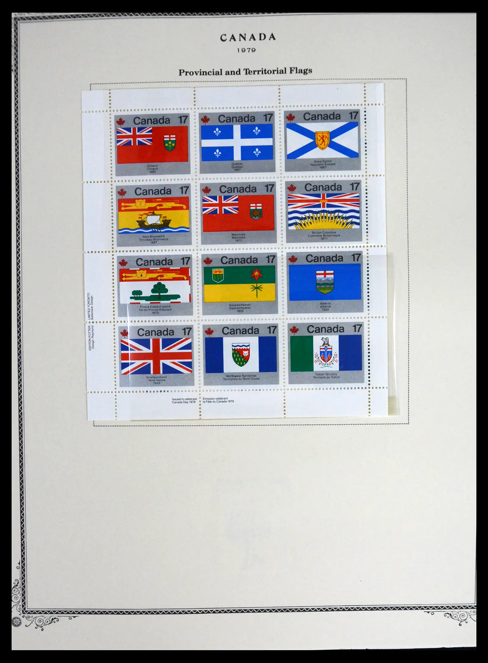 41330 0061 - Stamp collection 41330 Canada and territories supercollection 1851-1987.