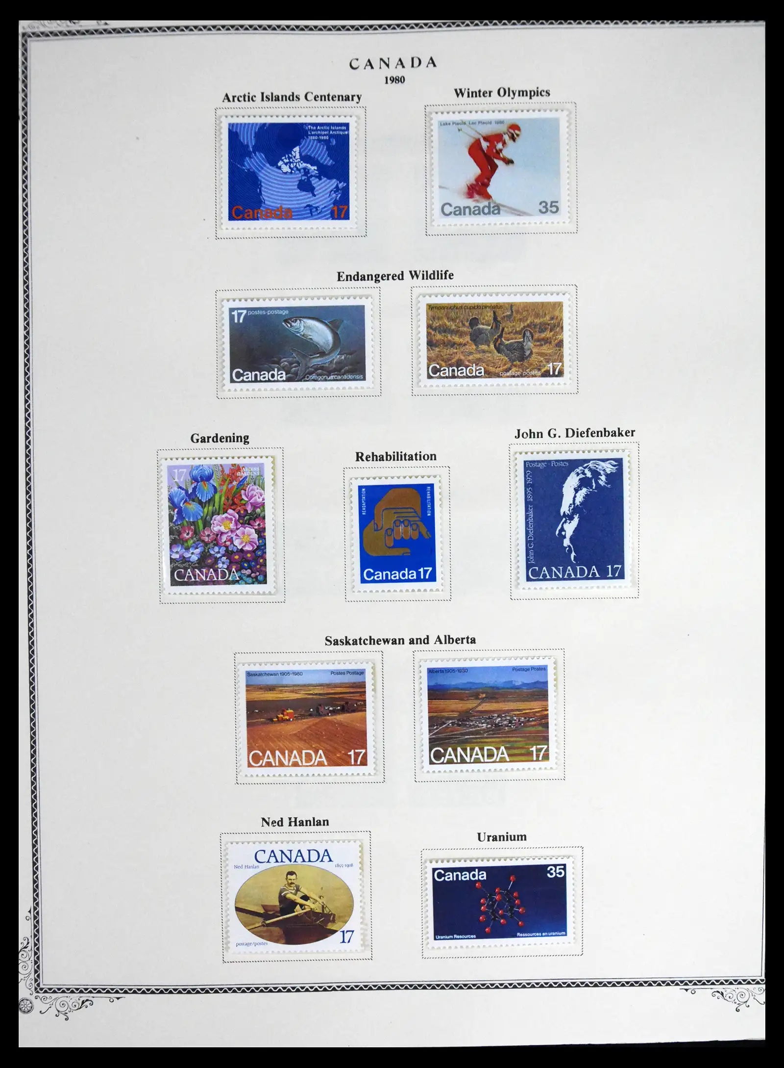 41330 0064 - Stamp collection 41330 Canada and territories supercollection 1851-1987.