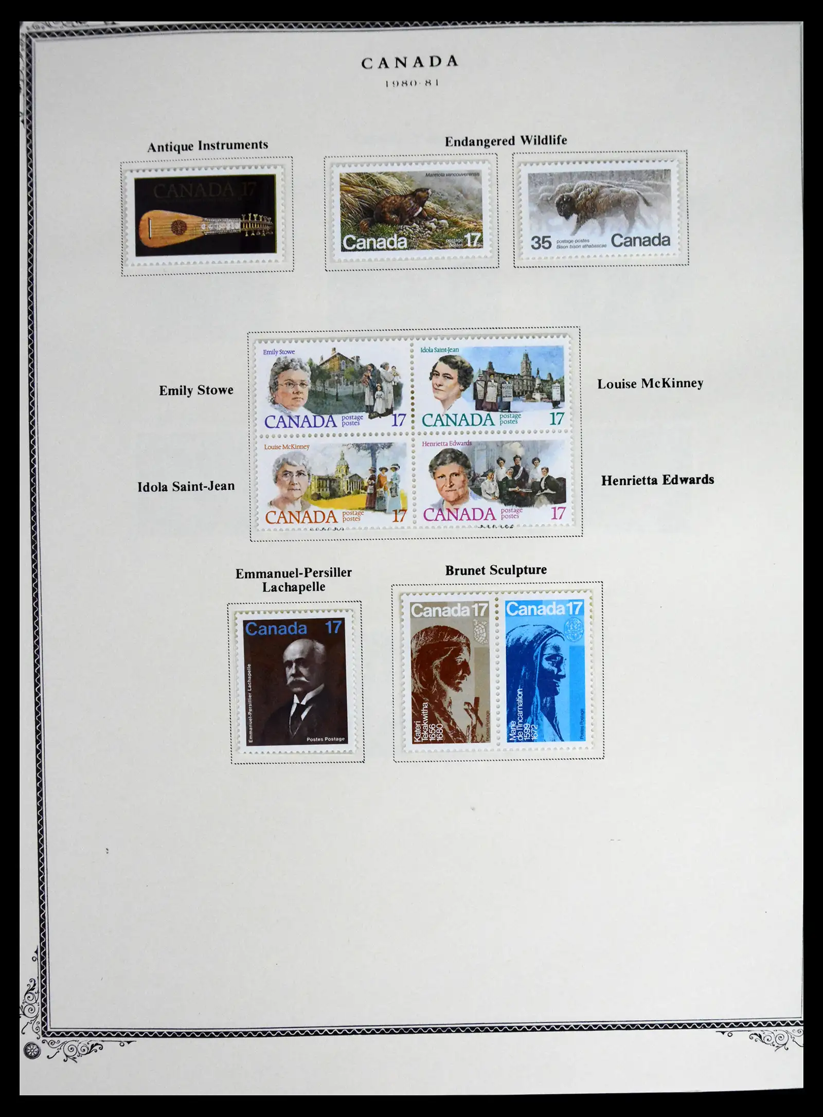 41330 0067 - Stamp collection 41330 Canada and territories supercollection 1851-1987.