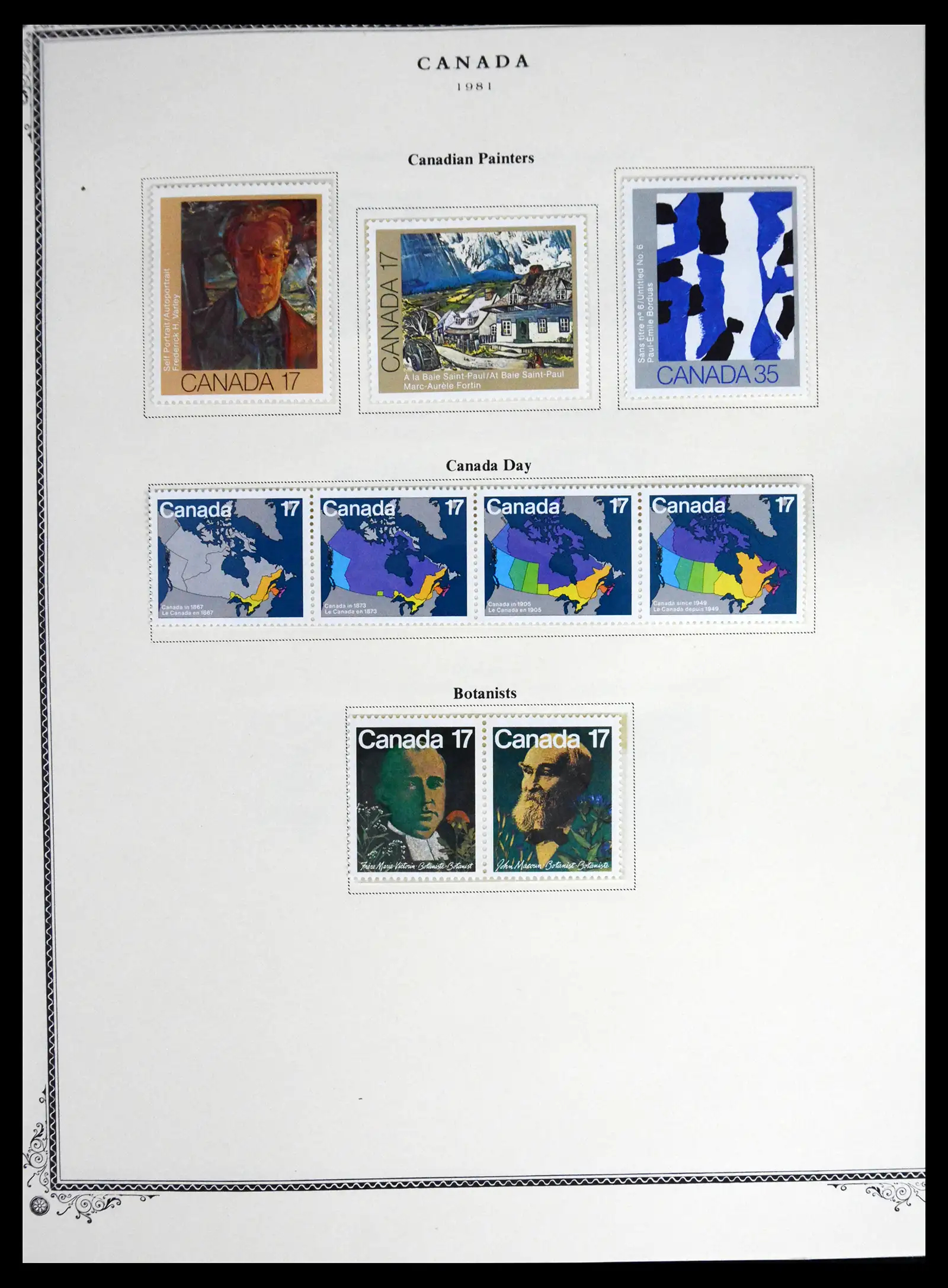 41330 0068 - Stamp collection 41330 Canada and territories supercollection 1851-1987.