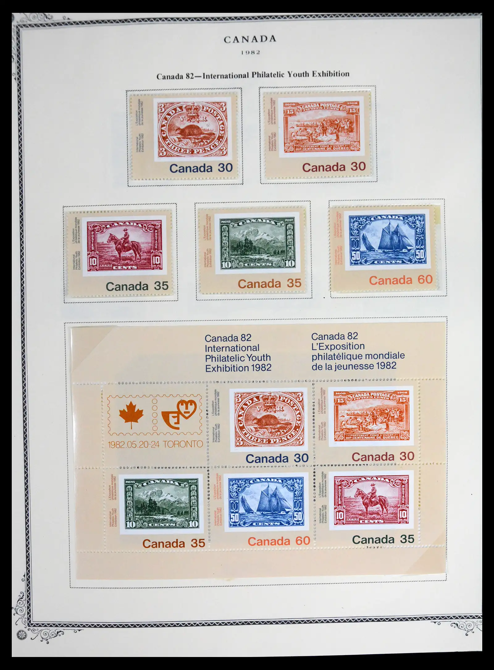 41330 0071 - Stamp collection 41330 Canada and territories supercollection 1851-1987.