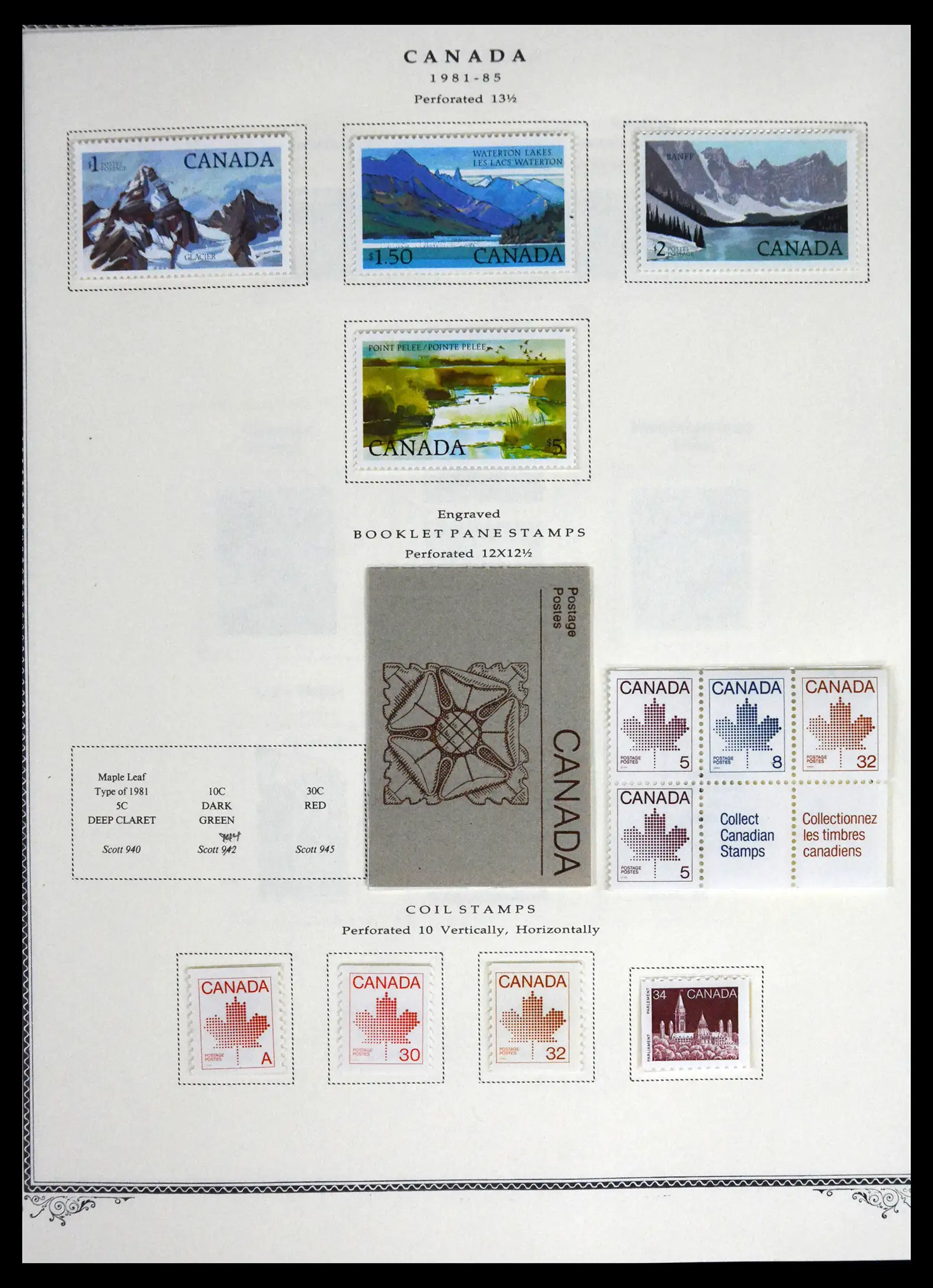41330 0085 - Stamp collection 41330 Canada and territories supercollection 1851-1987.