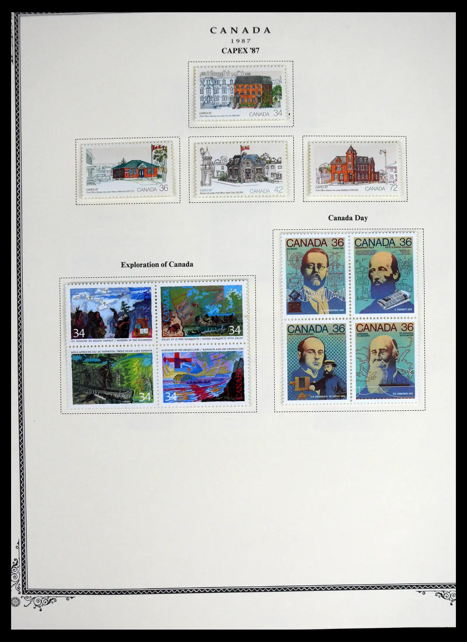 41330 0095 - Stamp collection 41330 Canada and territories supercollection 1851-1987.