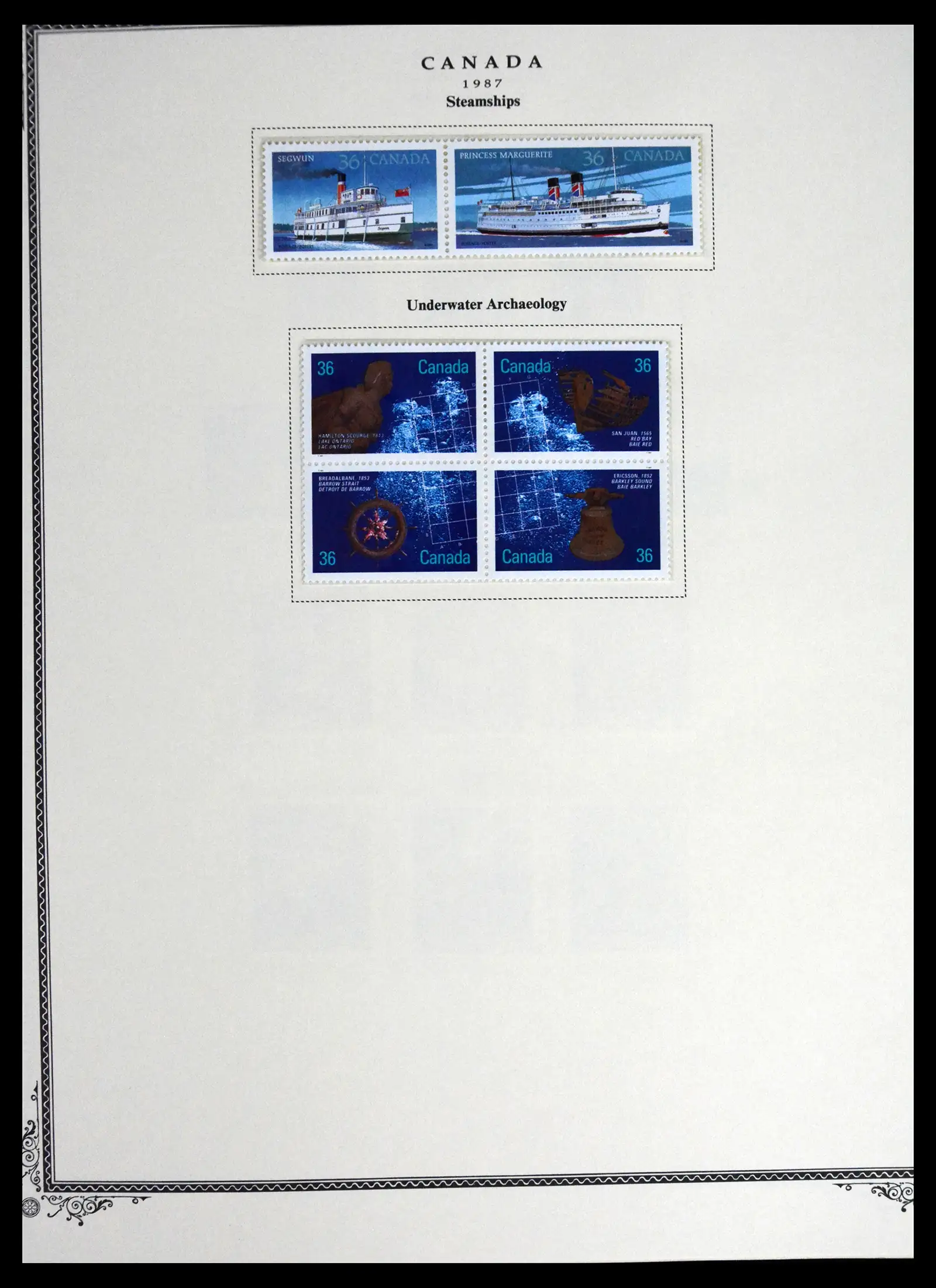 41330 0097 - Stamp collection 41330 Canada and territories supercollection 1851-1987.