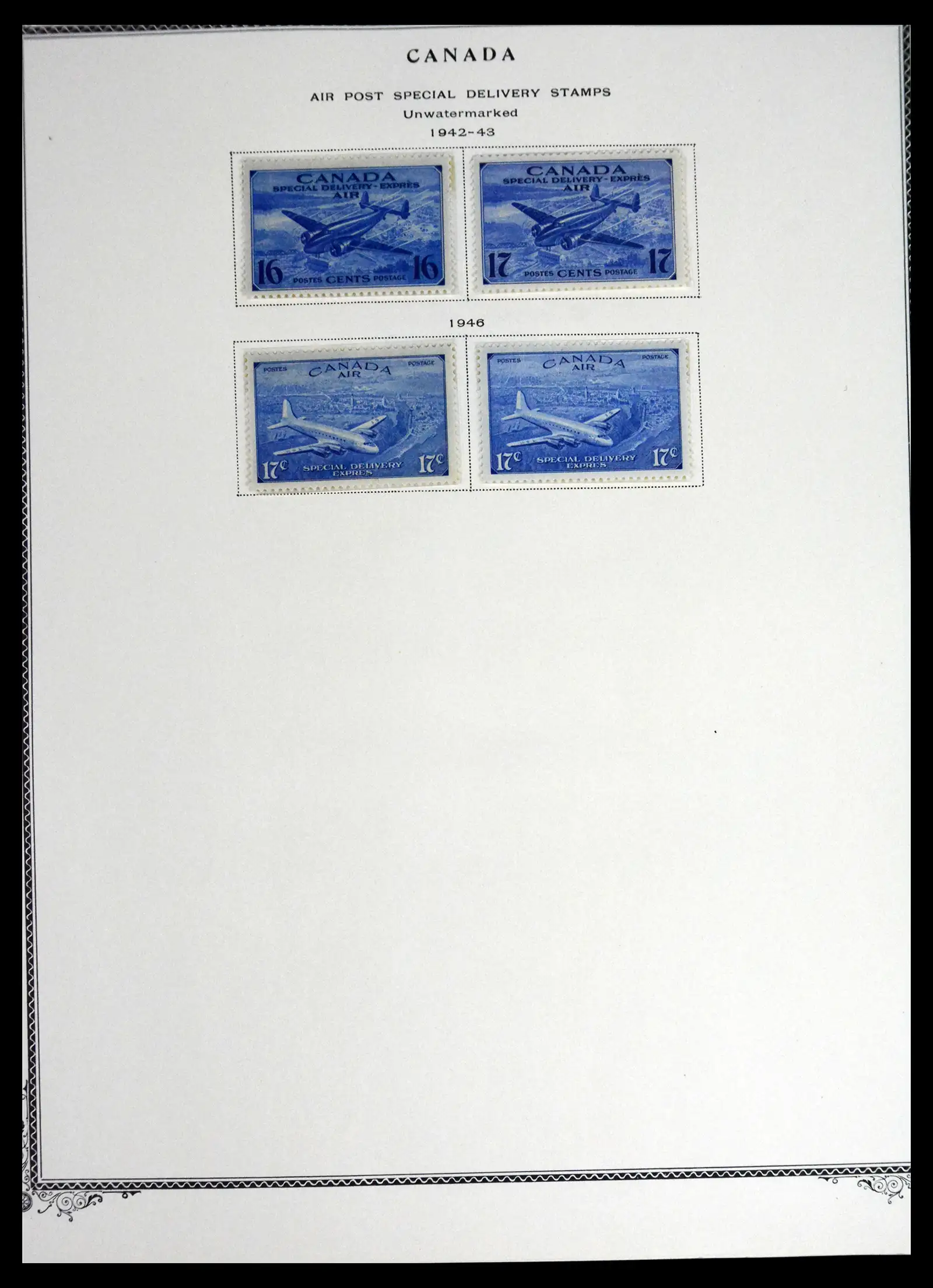 41330 0100 - Stamp collection 41330 Canada and territories supercollection 1851-1987.