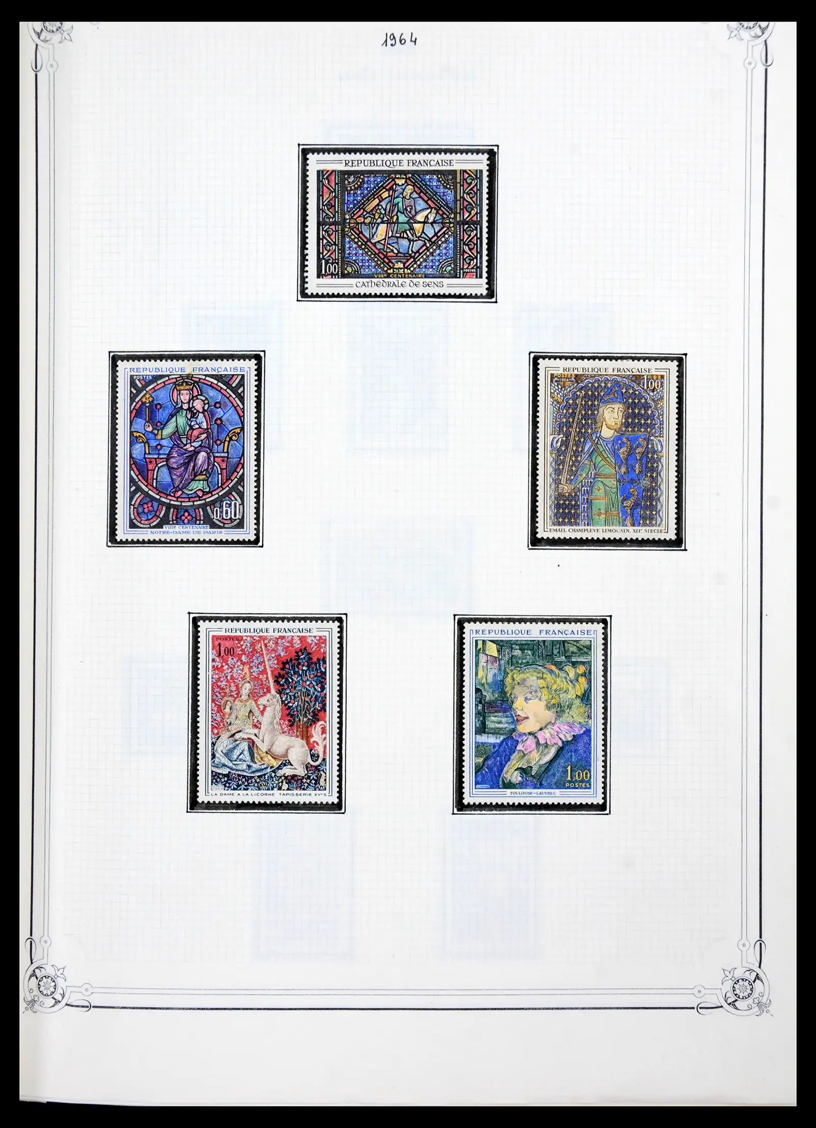 41337 0013 - Stamp collection 41337 France 1962-2005.