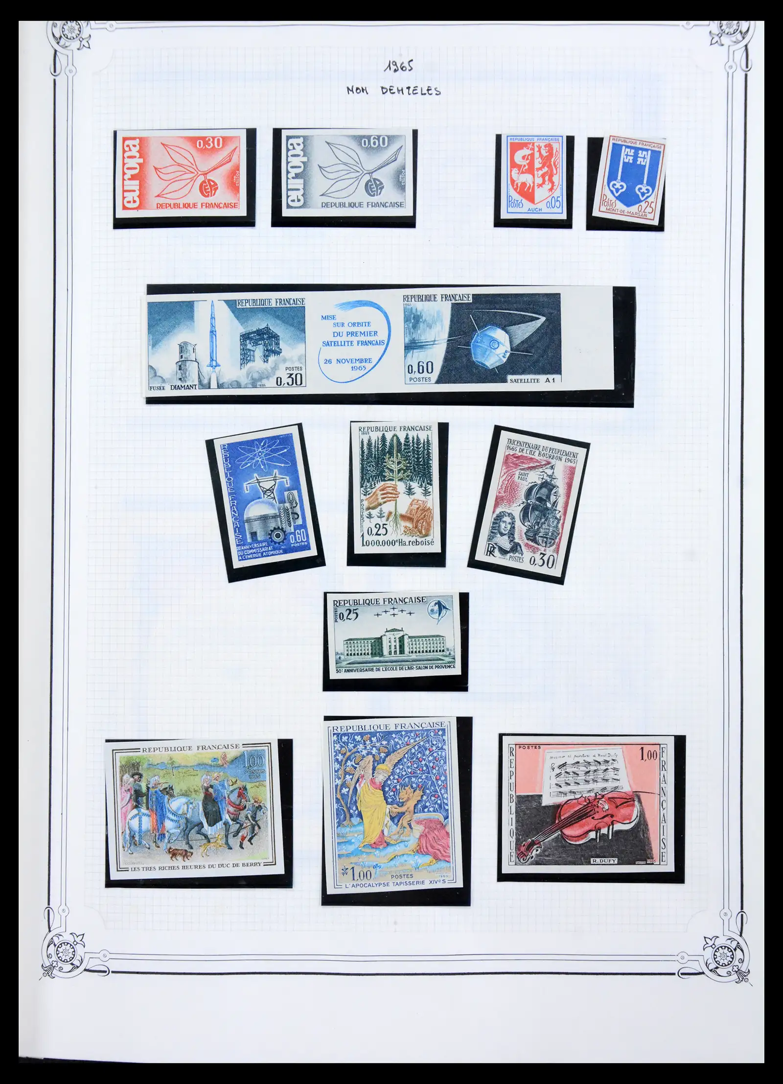 41337 0021 - Postzegelverzameling 41337 Frankrijk 1962-2005.