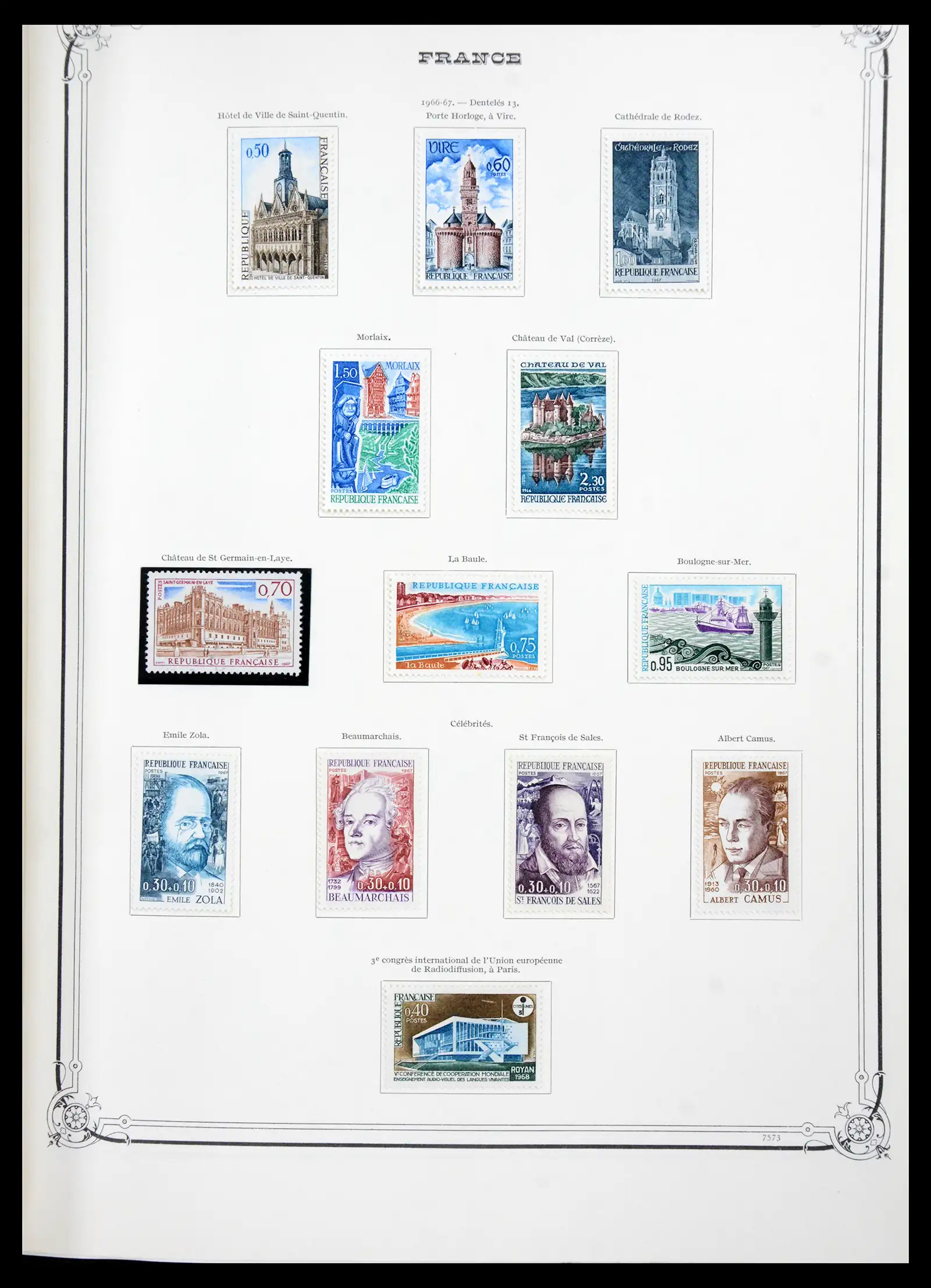 41337 0026 - Postzegelverzameling 41337 Frankrijk 1962-2005.