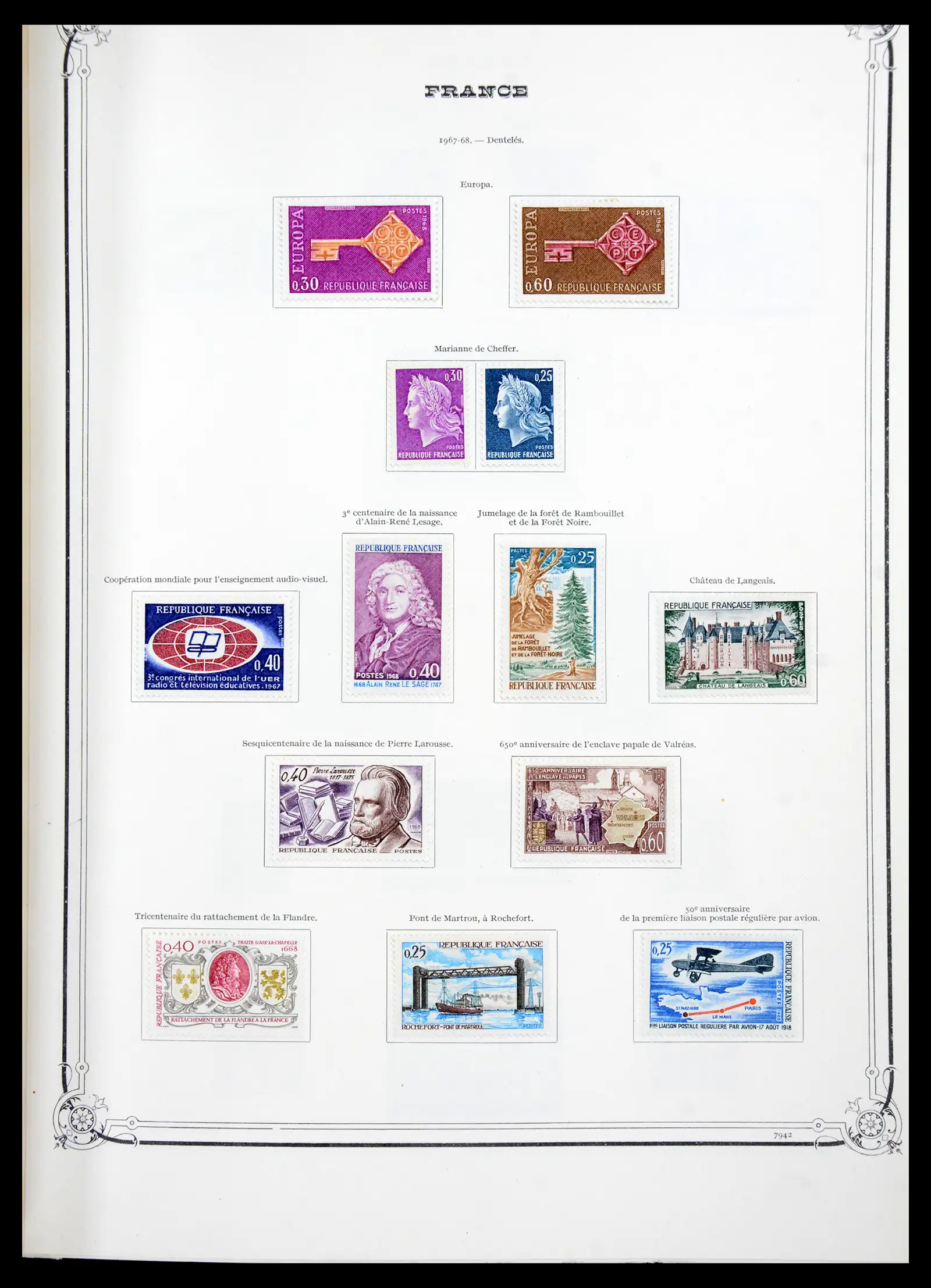 41337 0037 - Postzegelverzameling 41337 Frankrijk 1962-2005.