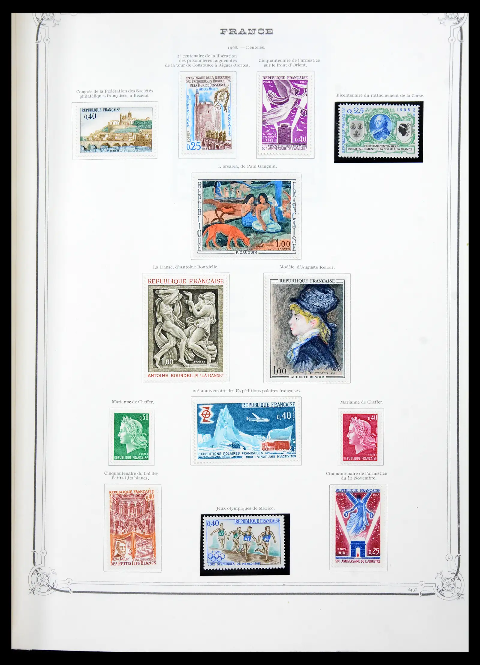 41337 0038 - Postzegelverzameling 41337 Frankrijk 1962-2005.