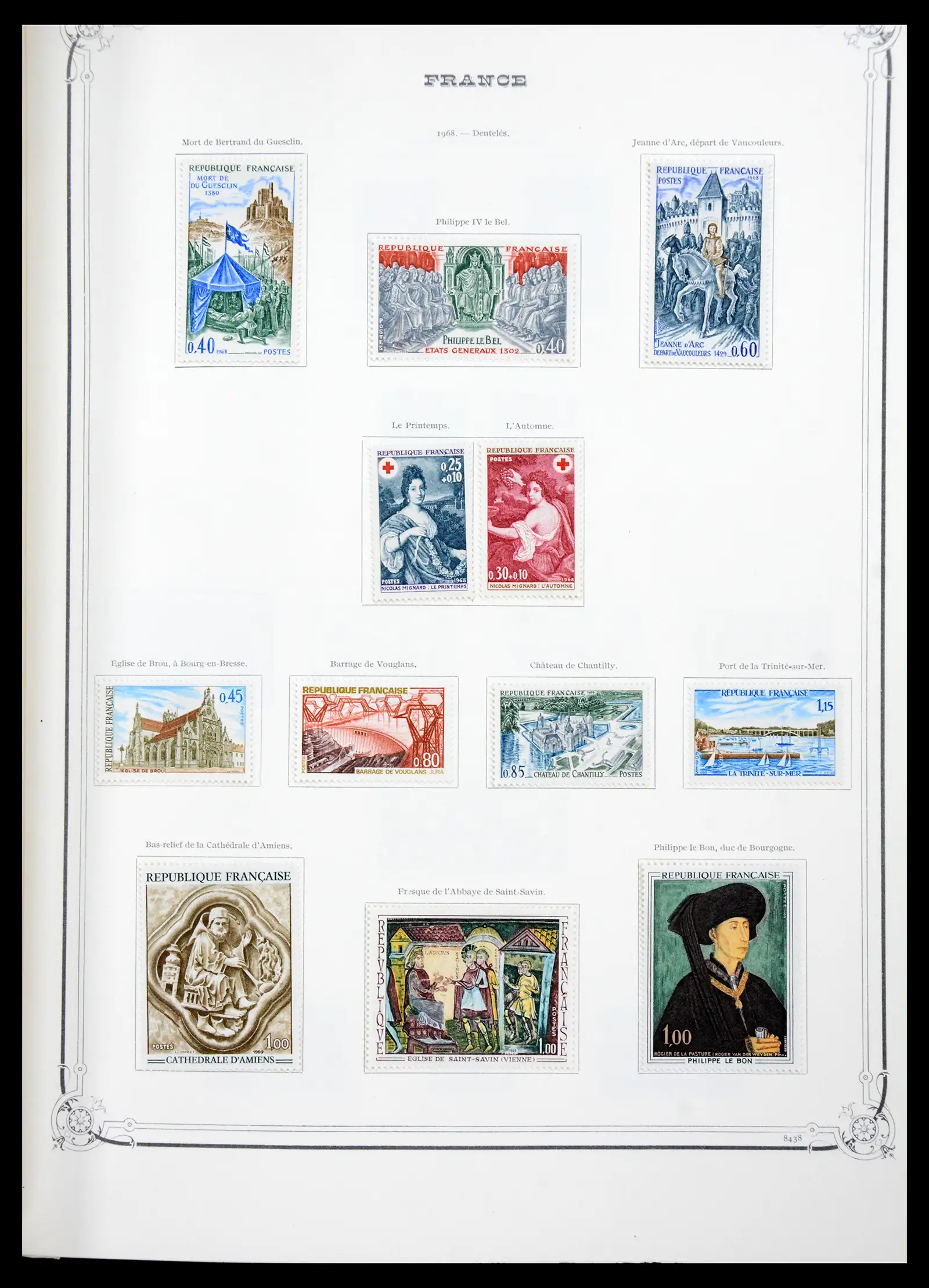 41337 0040 - Postzegelverzameling 41337 Frankrijk 1962-2005.