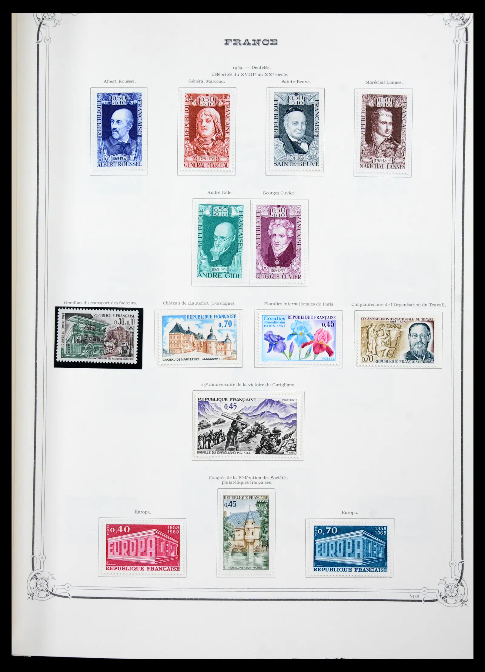 41337 0041 - Postzegelverzameling 41337 Frankrijk 1962-2005.