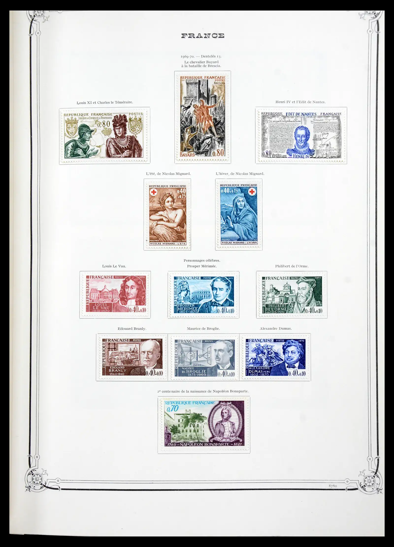 41337 0043 - Postzegelverzameling 41337 Frankrijk 1962-2005.