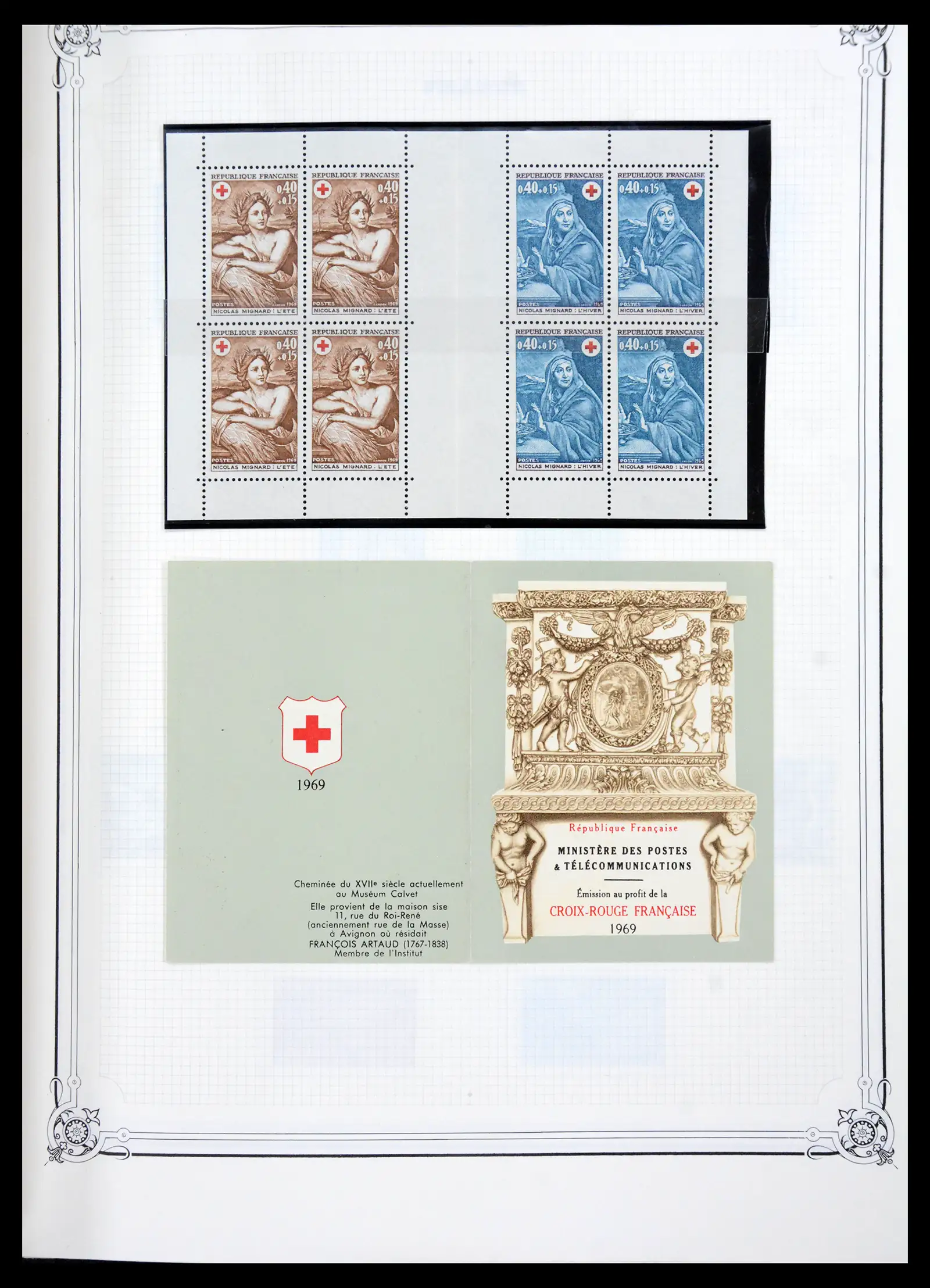 41337 0044 - Postzegelverzameling 41337 Frankrijk 1962-2005.