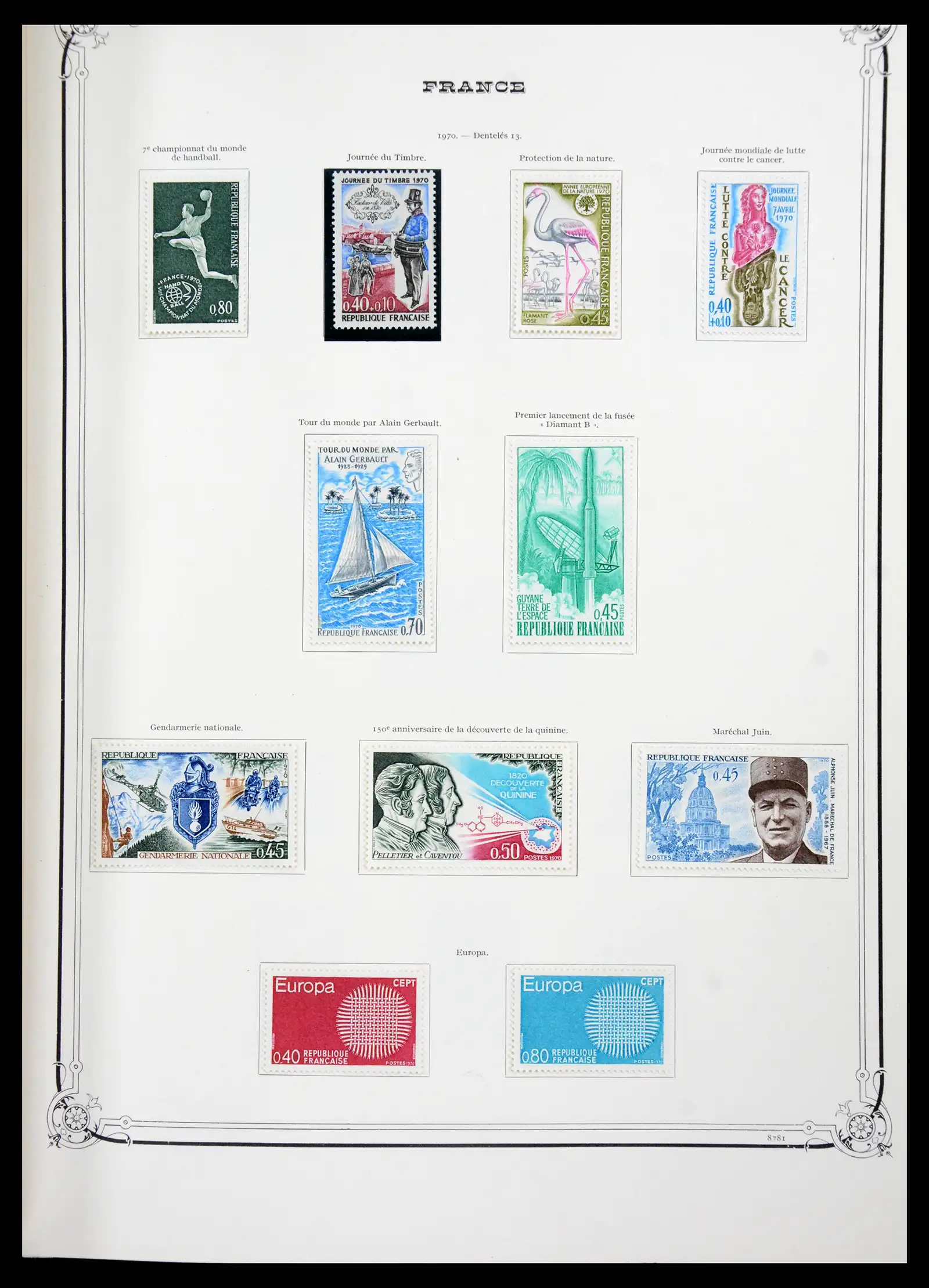 41337 0045 - Postzegelverzameling 41337 Frankrijk 1962-2005.