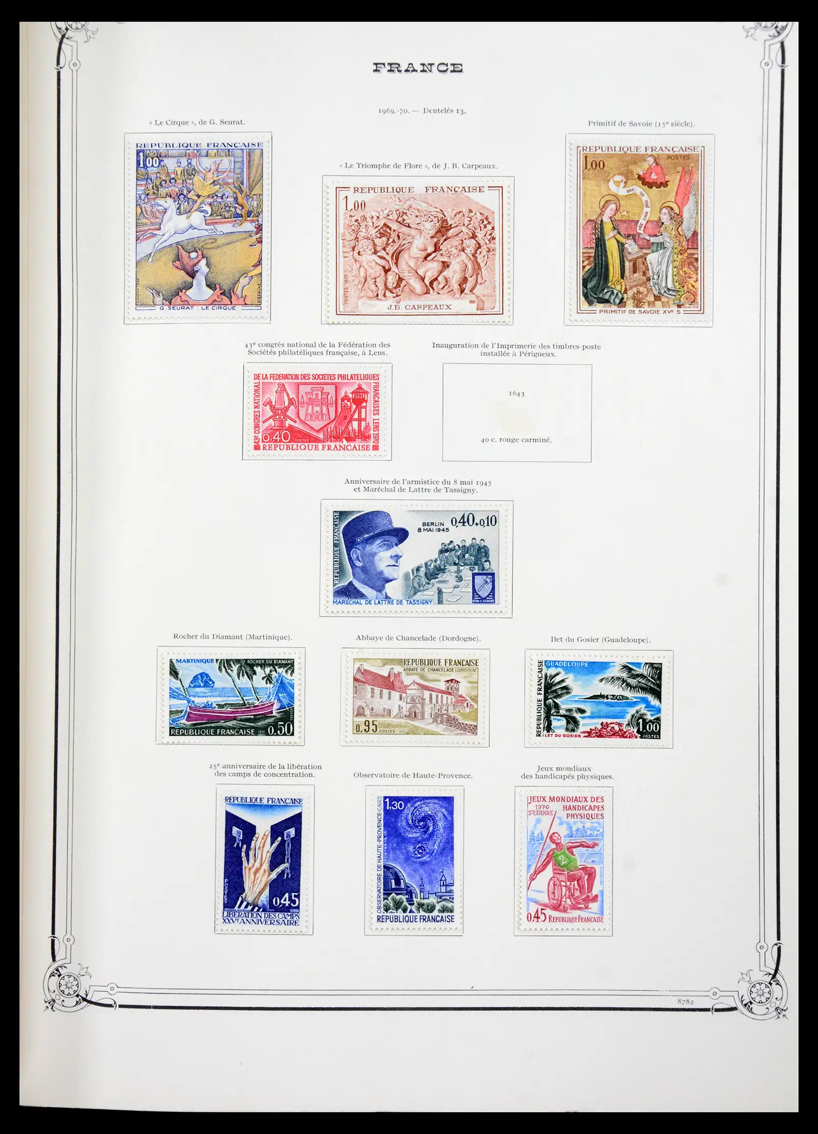 41337 0046 - Postzegelverzameling 41337 Frankrijk 1962-2005.