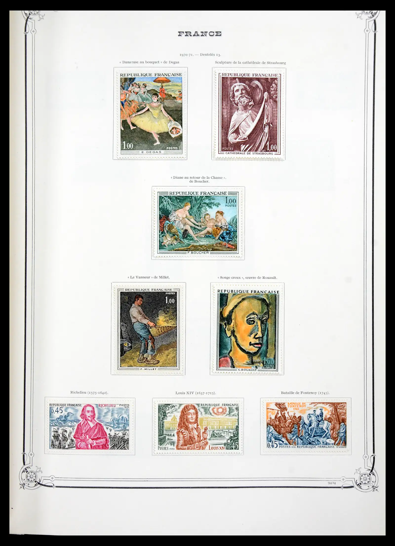 41337 0048 - Postzegelverzameling 41337 Frankrijk 1962-2005.