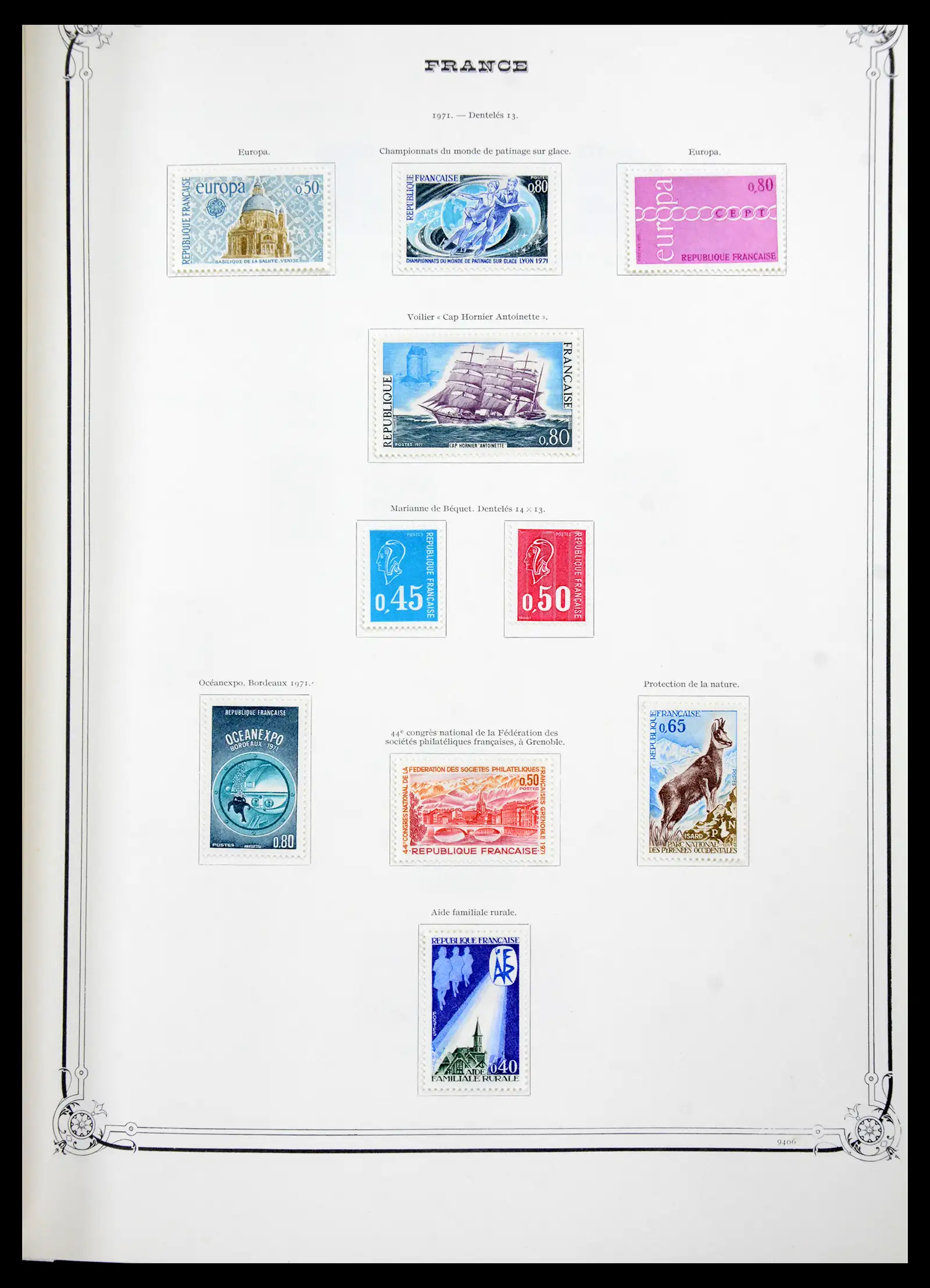 41337 0050 - Postzegelverzameling 41337 Frankrijk 1962-2005.