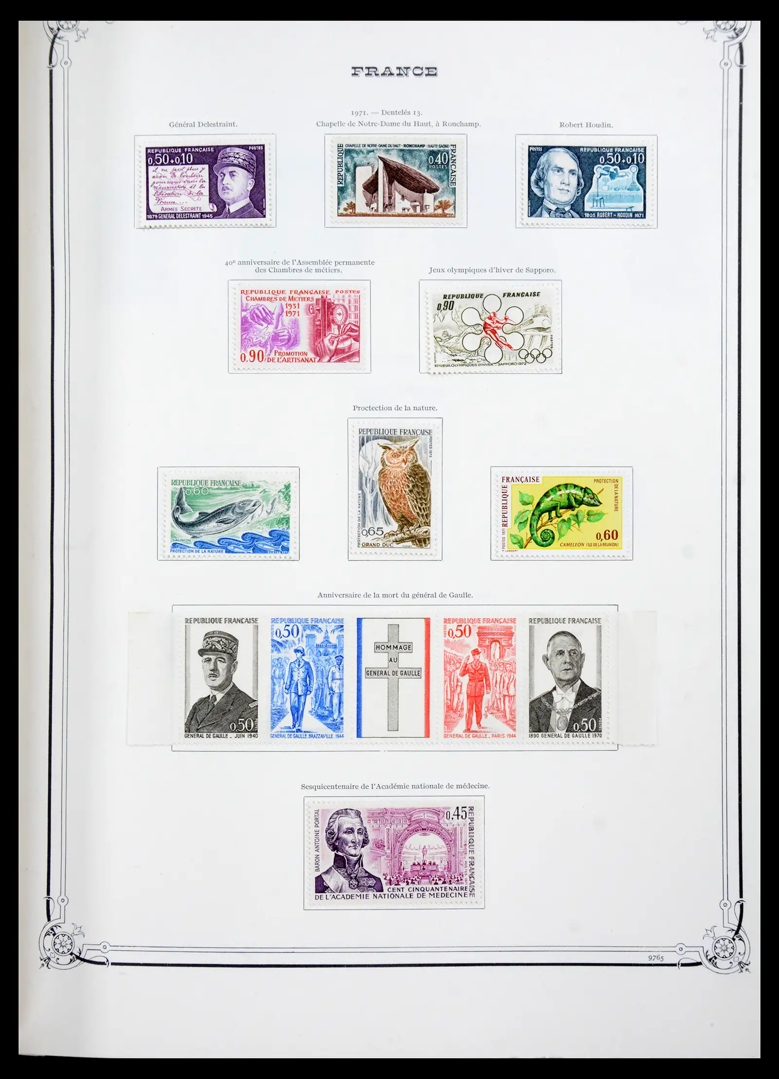 41337 0053 - Postzegelverzameling 41337 Frankrijk 1962-2005.