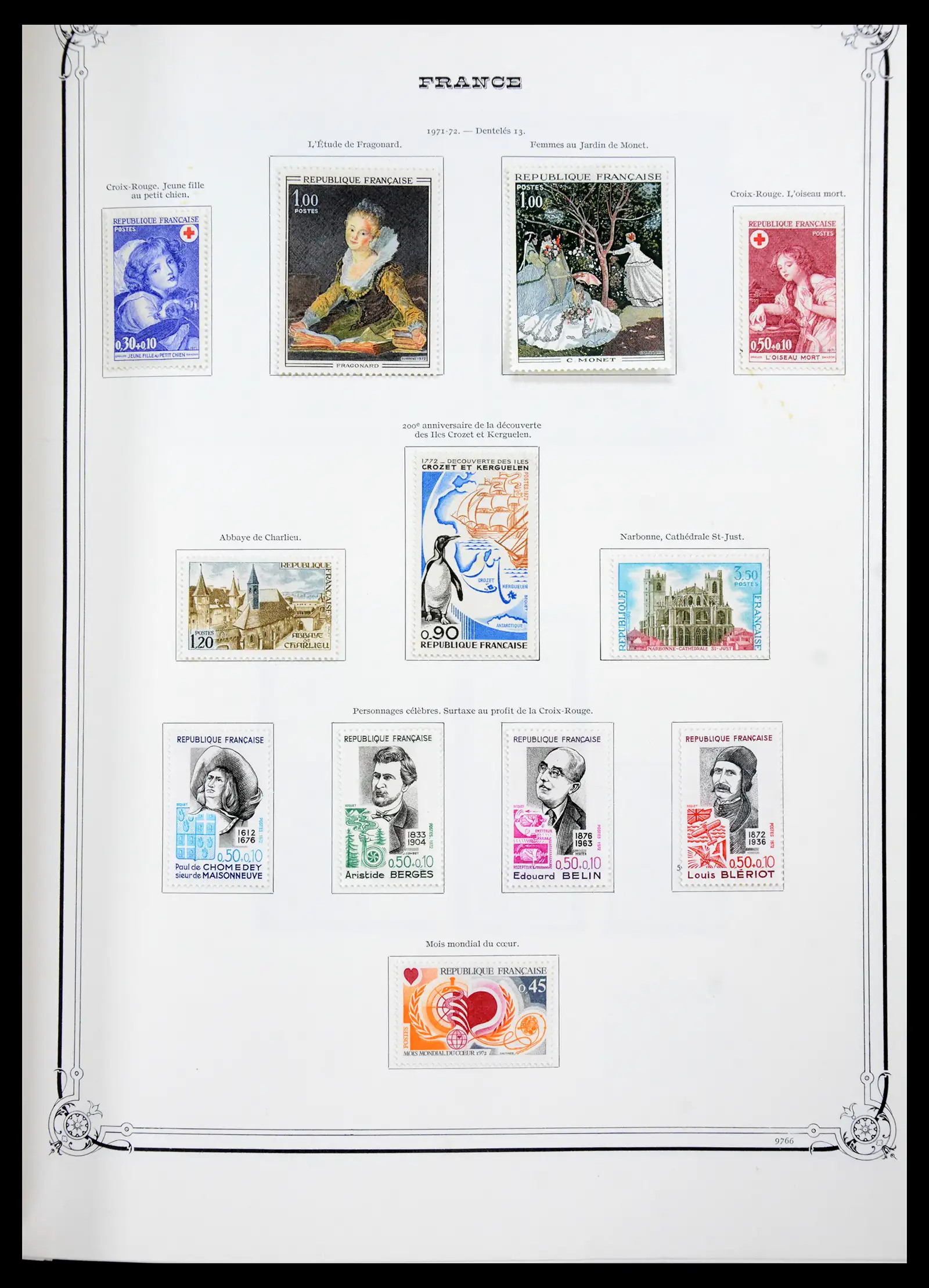 41337 0054 - Postzegelverzameling 41337 Frankrijk 1962-2005.