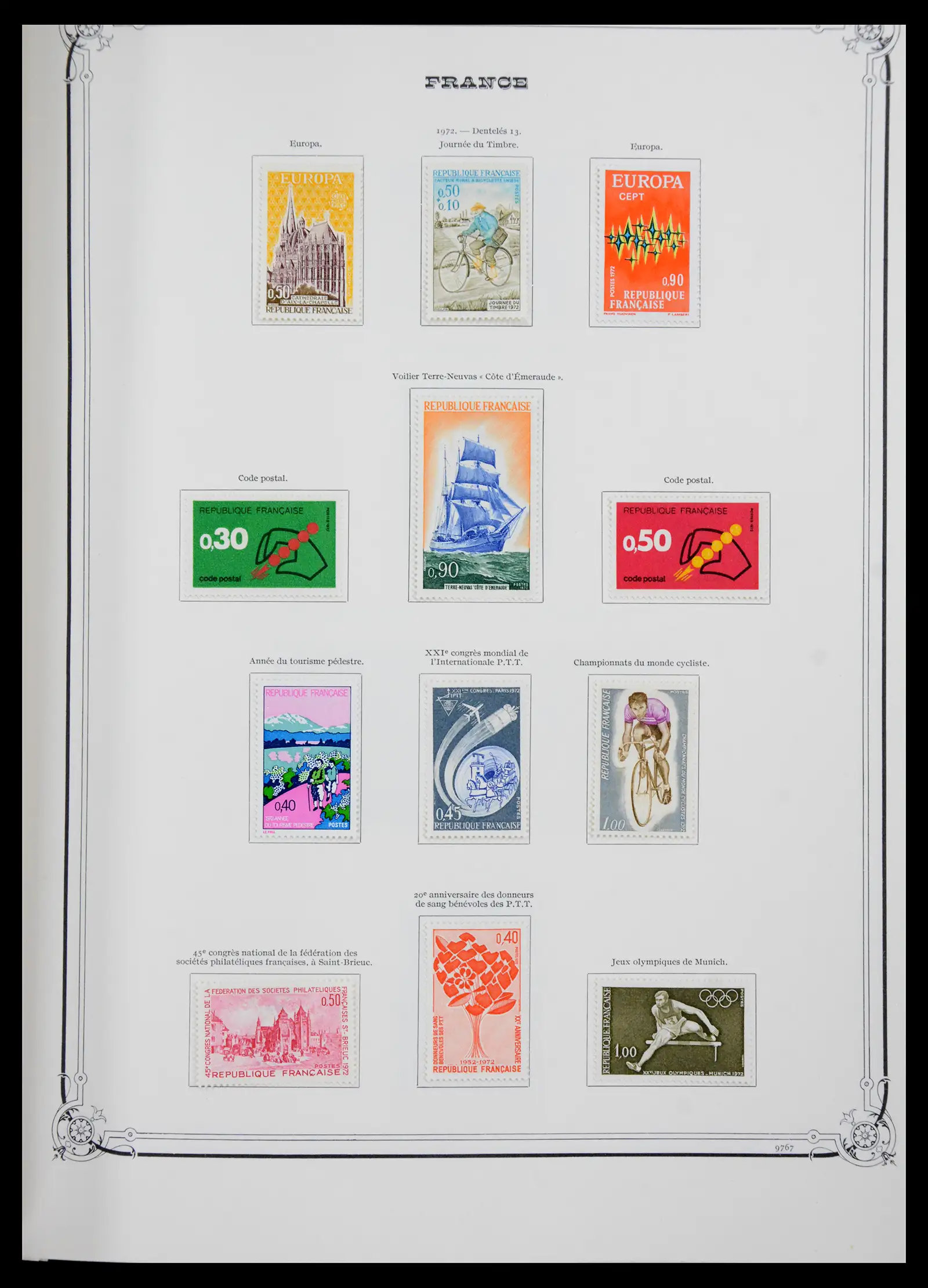 41337 0056 - Postzegelverzameling 41337 Frankrijk 1962-2005.