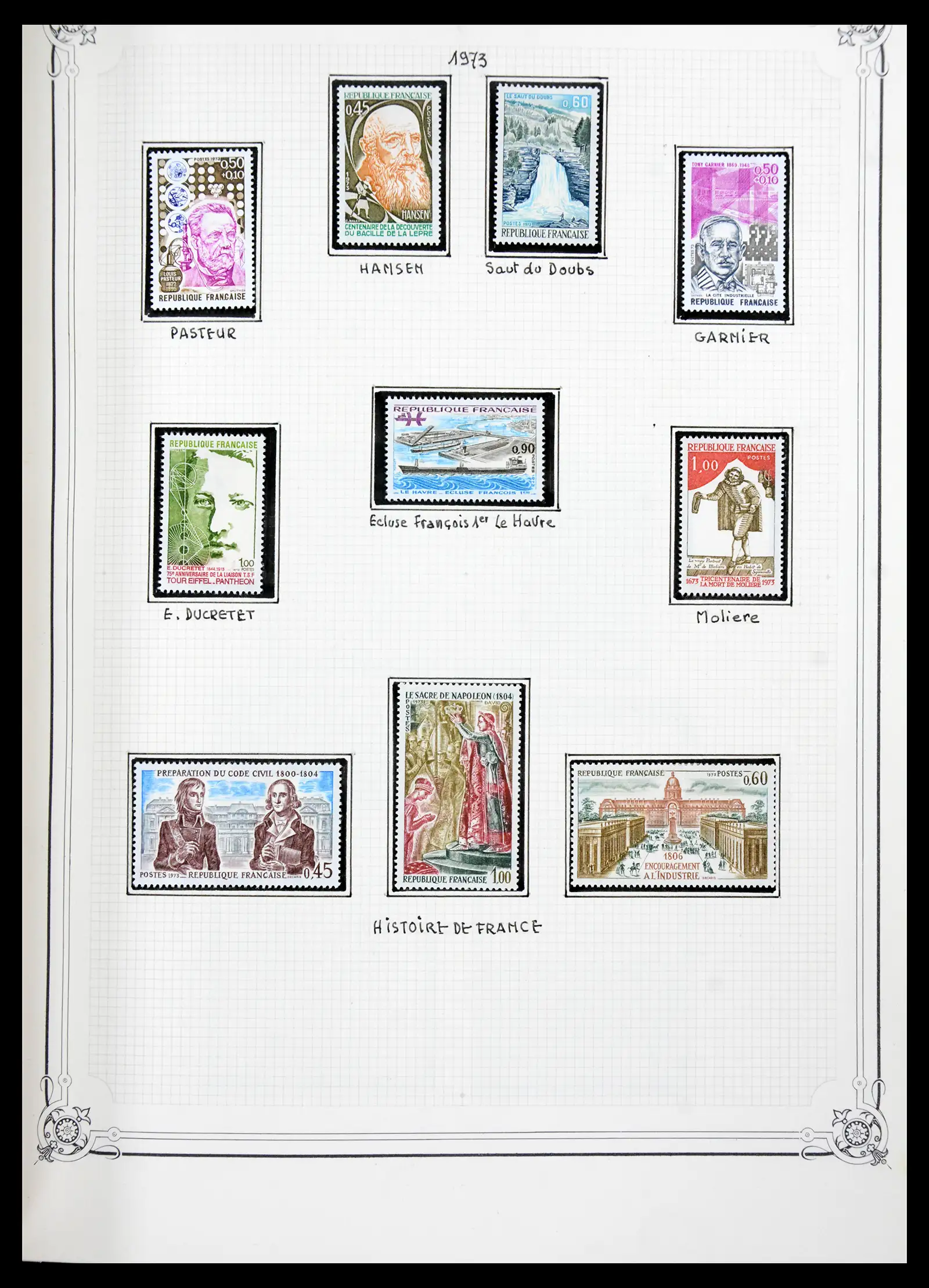41337 0067 - Postzegelverzameling 41337 Frankrijk 1962-2005.