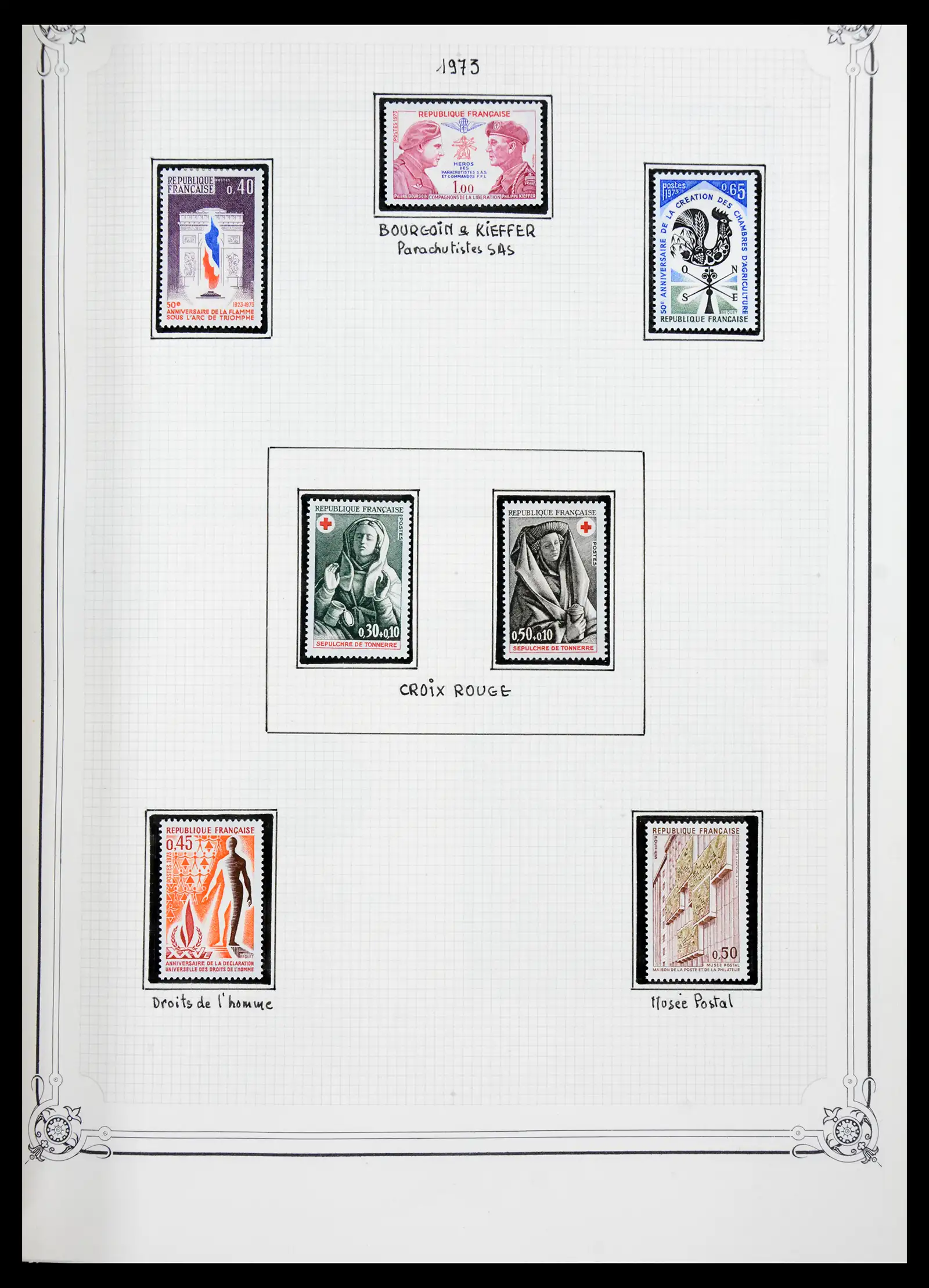 41337 0069 - Postzegelverzameling 41337 Frankrijk 1962-2005.