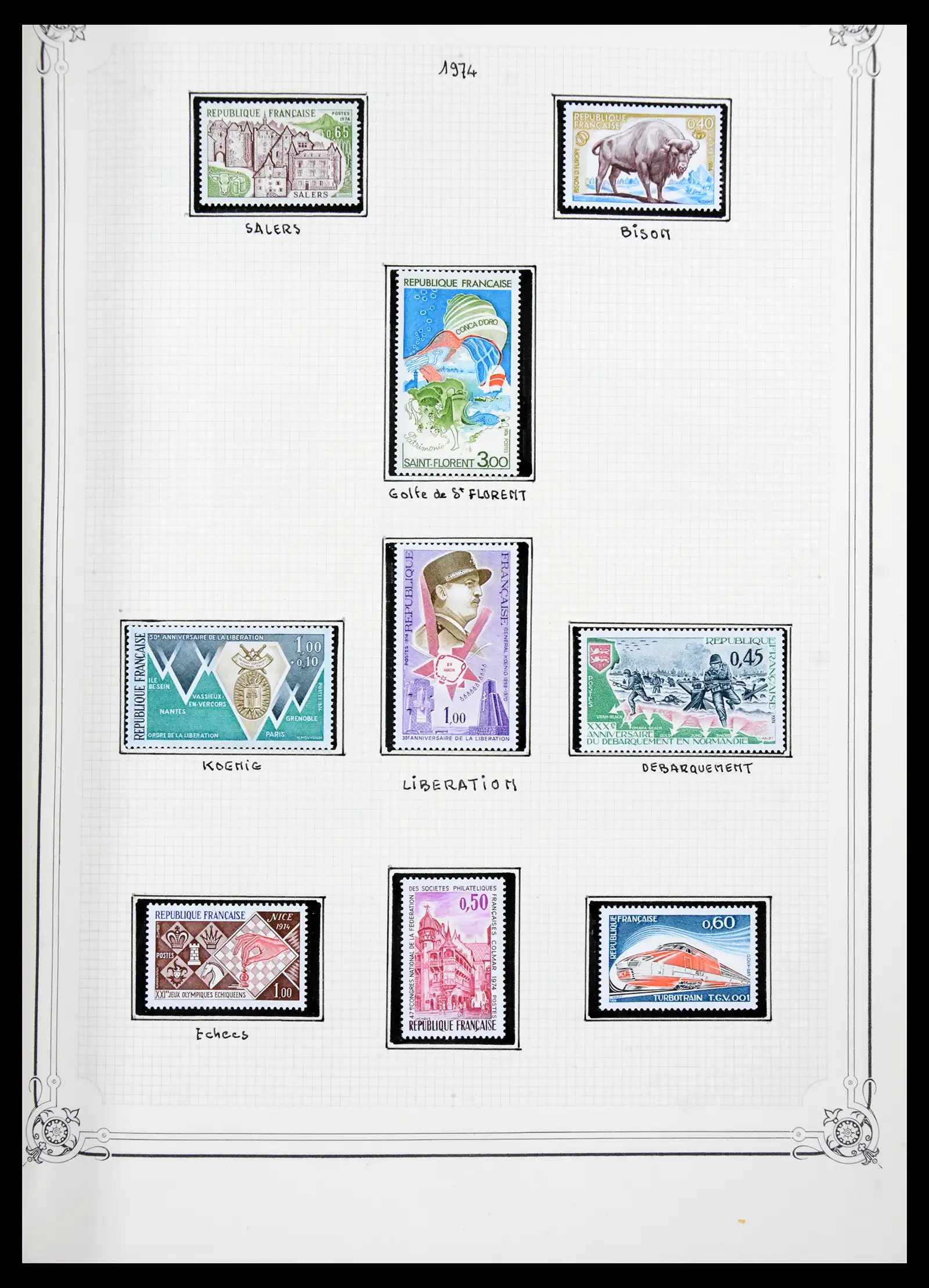 41337 0073 - Postzegelverzameling 41337 Frankrijk 1962-2005.