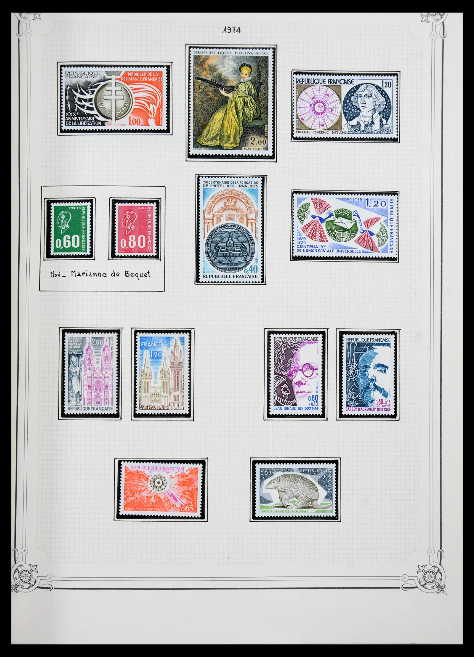 41337 0074 - Postzegelverzameling 41337 Frankrijk 1962-2005.