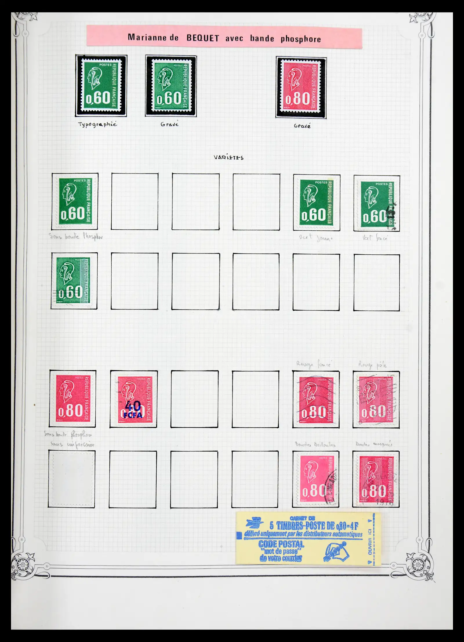 41337 0076 - Postzegelverzameling 41337 Frankrijk 1962-2005.