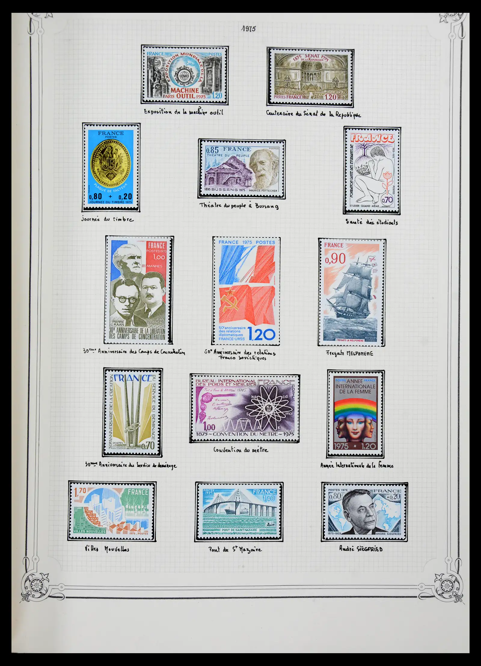 41337 0084 - Postzegelverzameling 41337 Frankrijk 1962-2005.