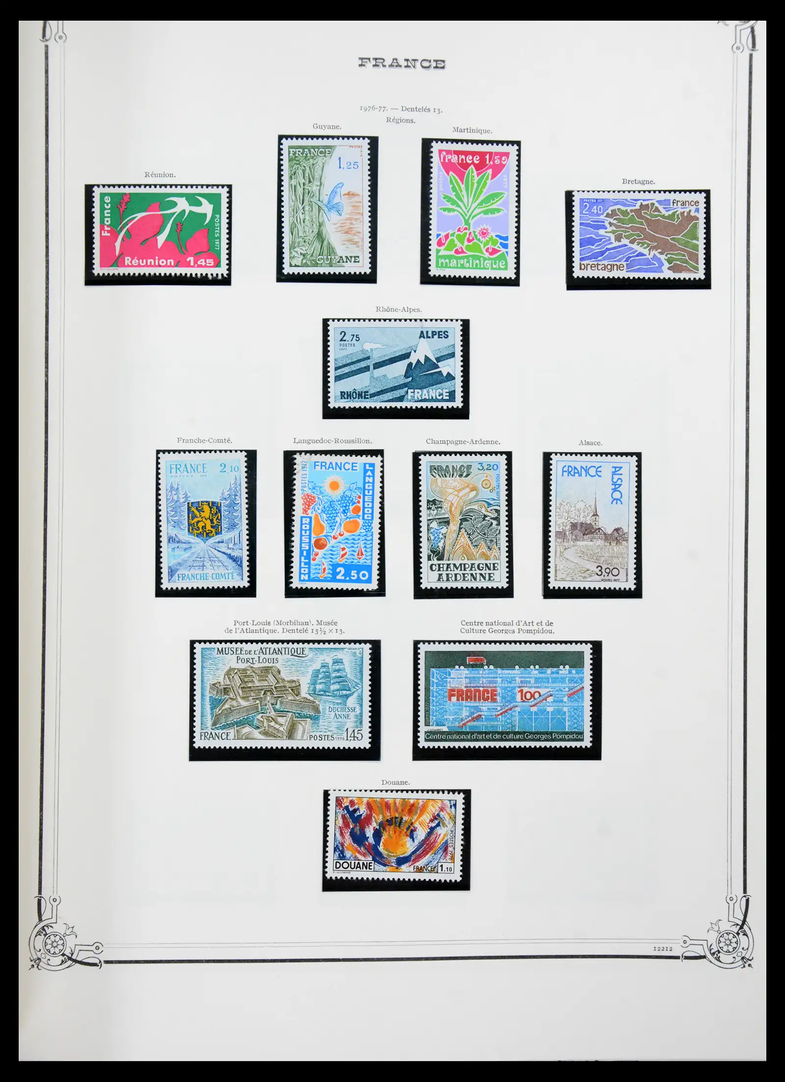 41337 0097 - Postzegelverzameling 41337 Frankrijk 1962-2005.