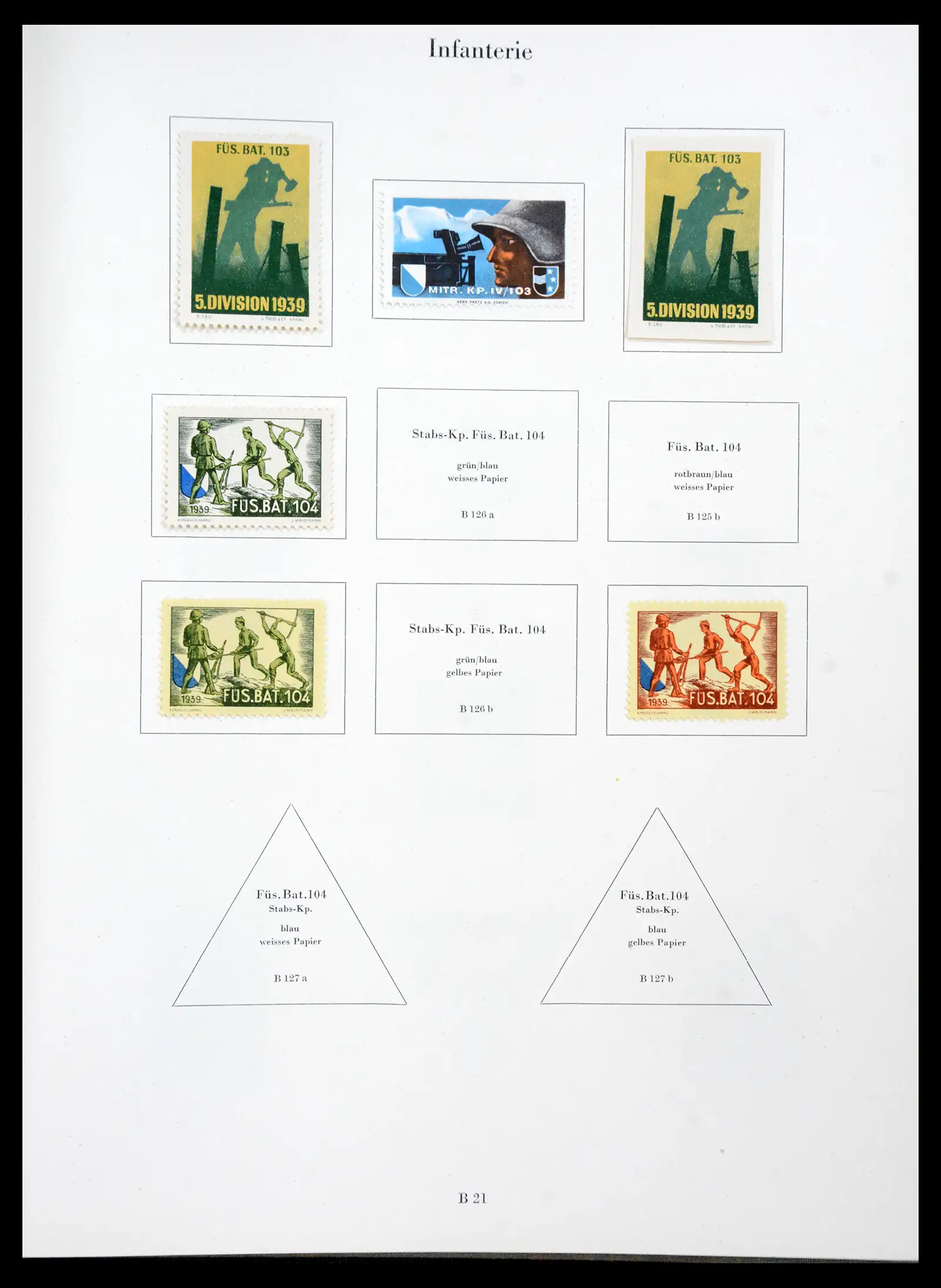 41339 0025 - Postzegelverzameling 41339 Zwitserland soldatenzegels 1939-1945.