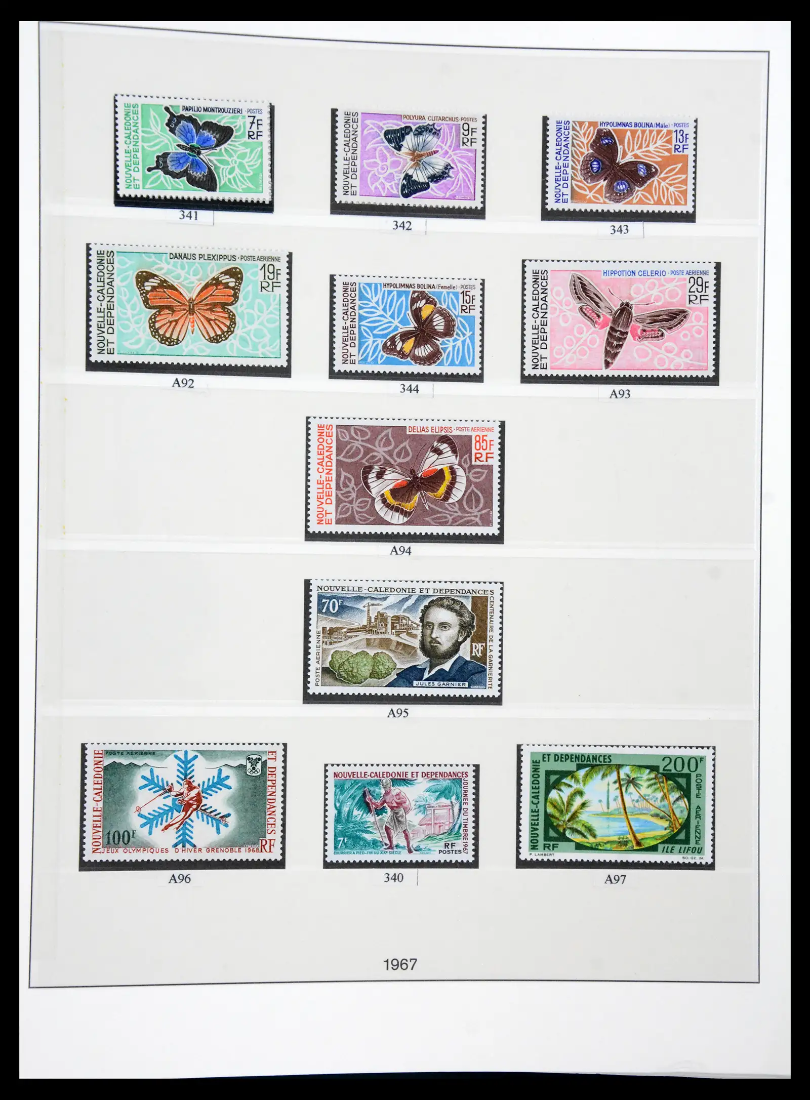 41341 0026 - Postzegelverzameling 41341 Nieuw Caledonië 1900-2010.