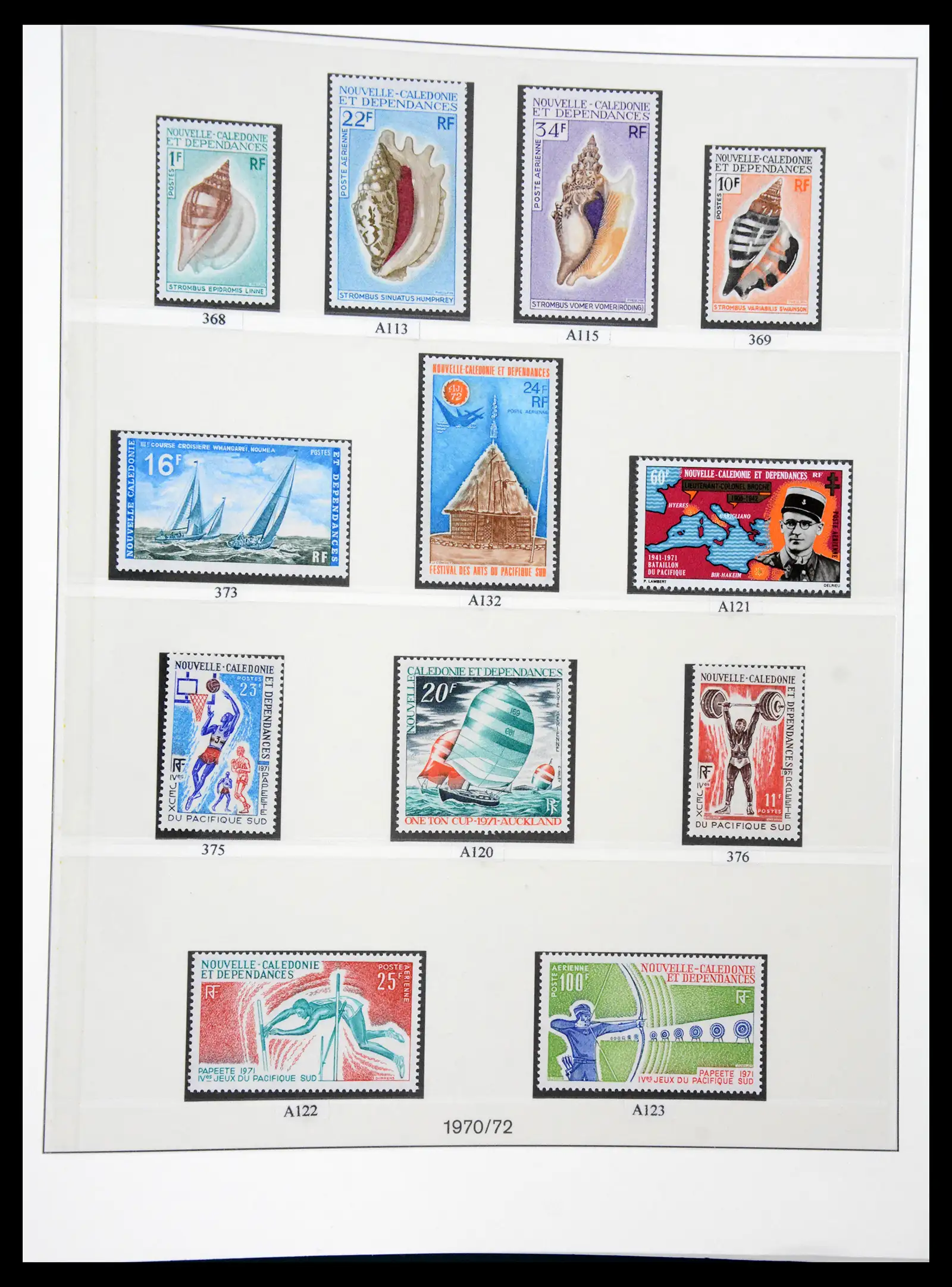 41341 0031 - Postzegelverzameling 41341 Nieuw Caledonië 1900-2010.