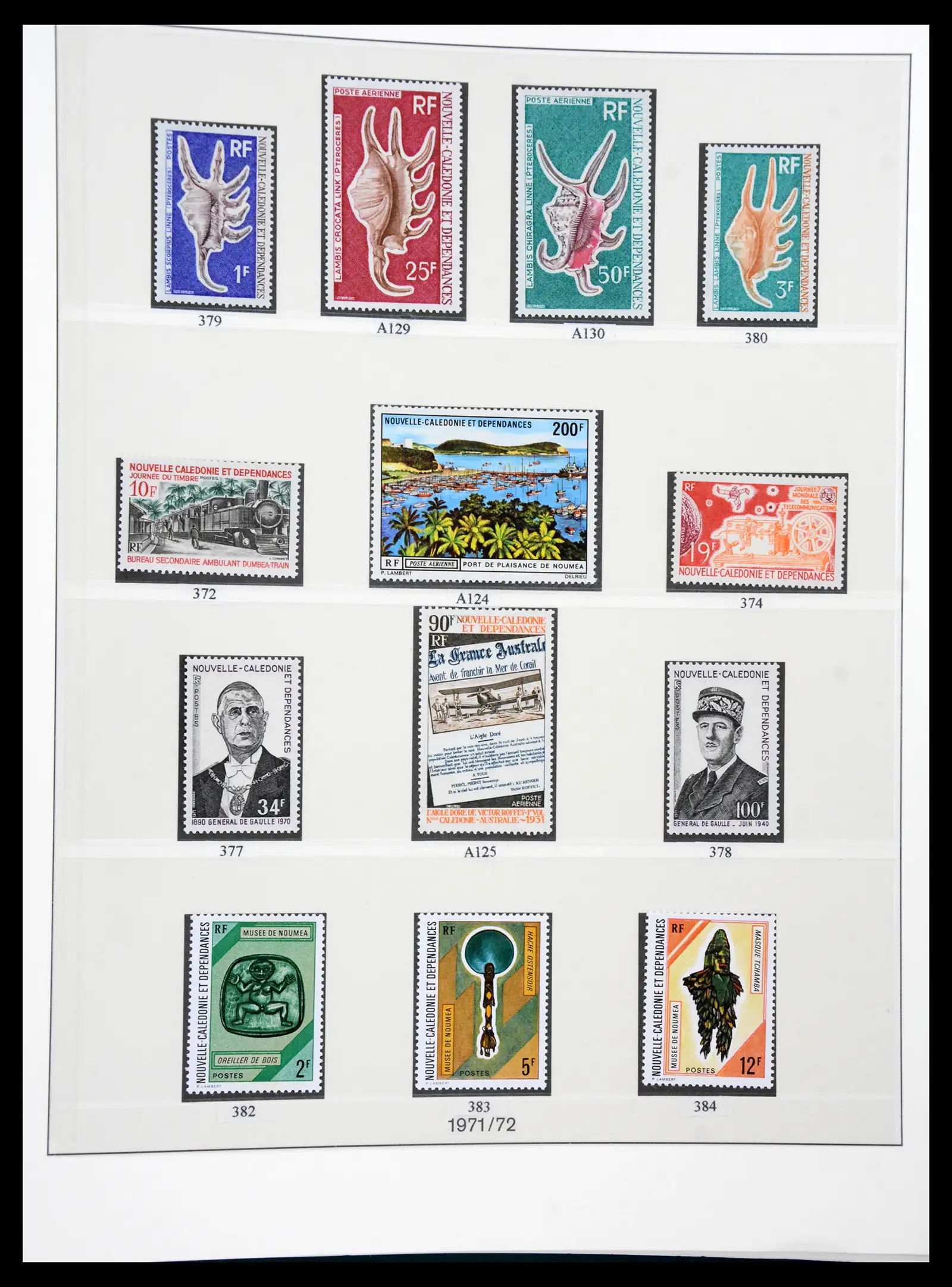41341 0032 - Postzegelverzameling 41341 Nieuw Caledonië 1900-2010.