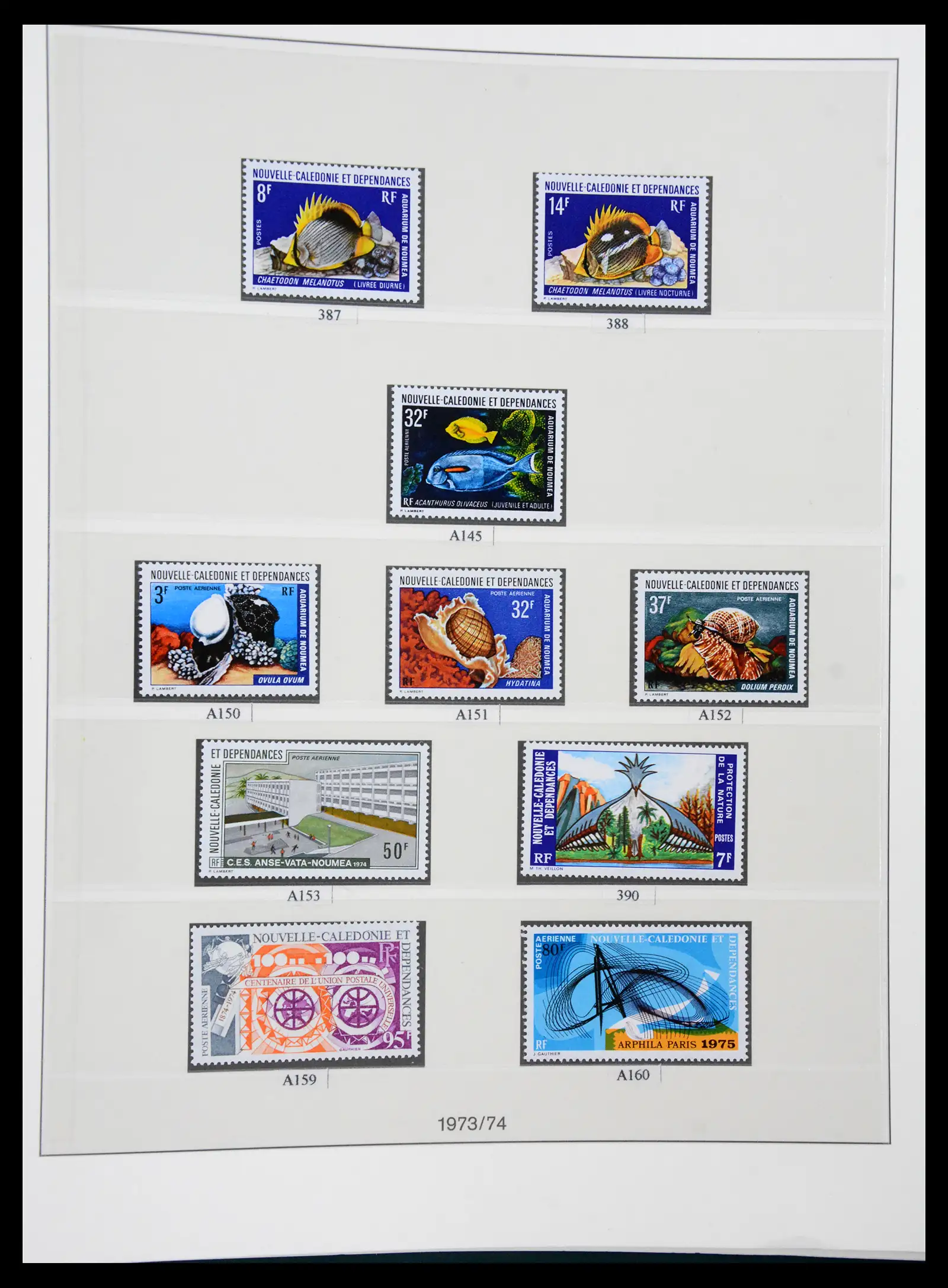 41341 0035 - Postzegelverzameling 41341 Nieuw Caledonië 1900-2010.