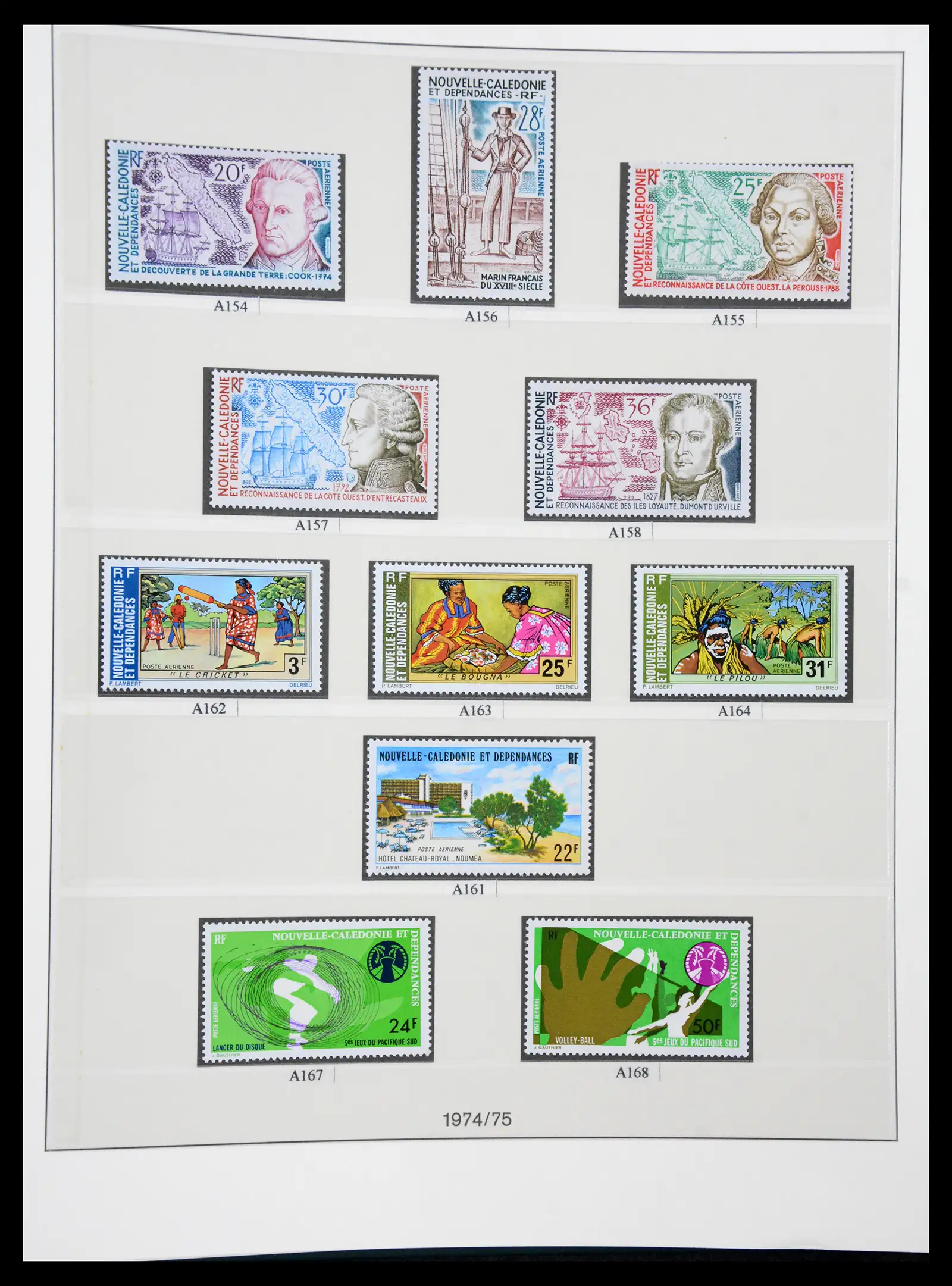 41341 0036 - Postzegelverzameling 41341 Nieuw Caledonië 1900-2010.