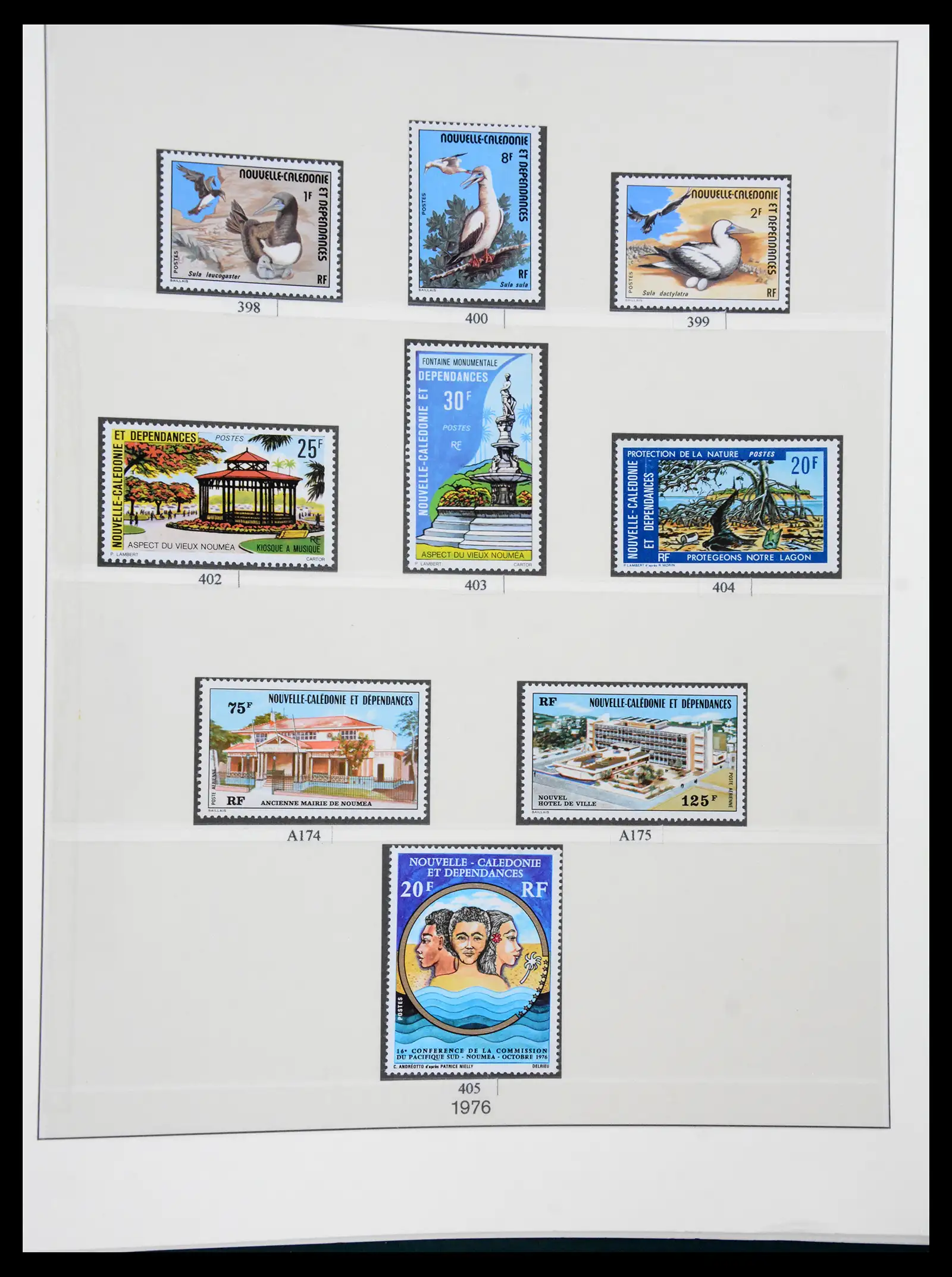41341 0039 - Postzegelverzameling 41341 Nieuw Caledonië 1900-2010.