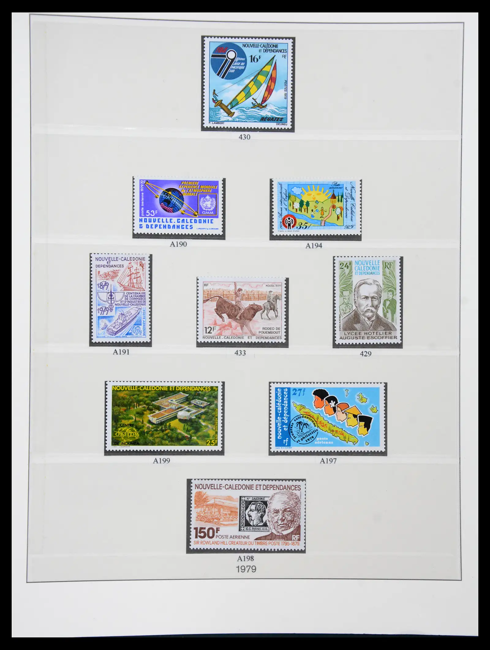 41341 0045 - Postzegelverzameling 41341 Nieuw Caledonië 1900-2010.