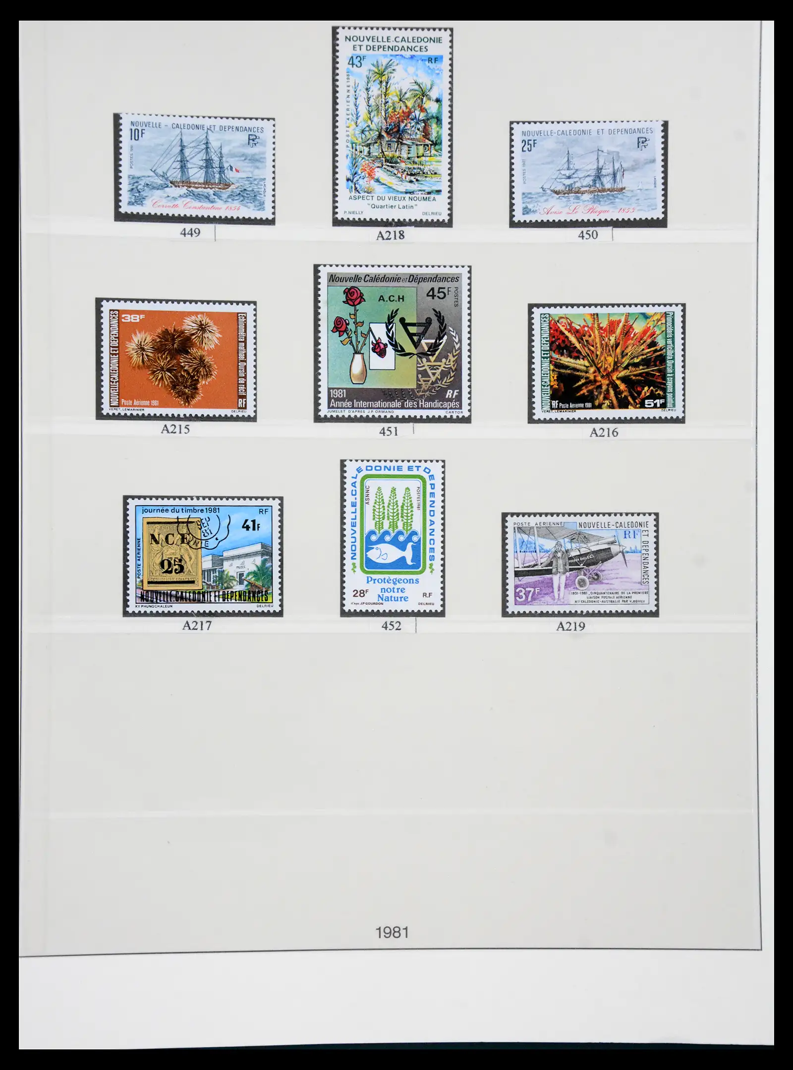 41341 0050 - Postzegelverzameling 41341 Nieuw Caledonië 1900-2010.