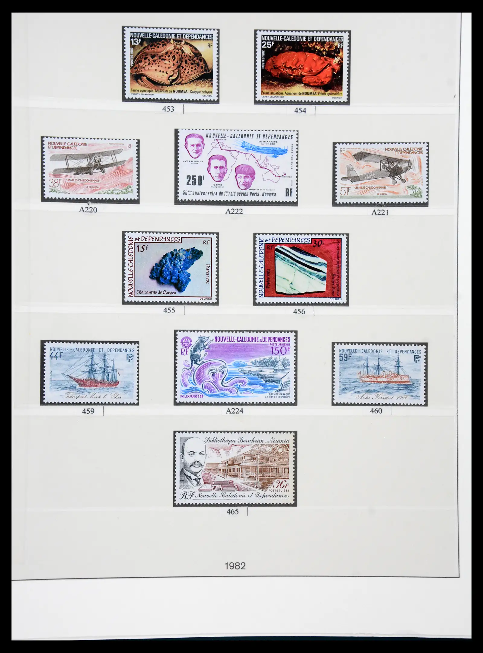 41341 0051 - Postzegelverzameling 41341 Nieuw Caledonië 1900-2010.